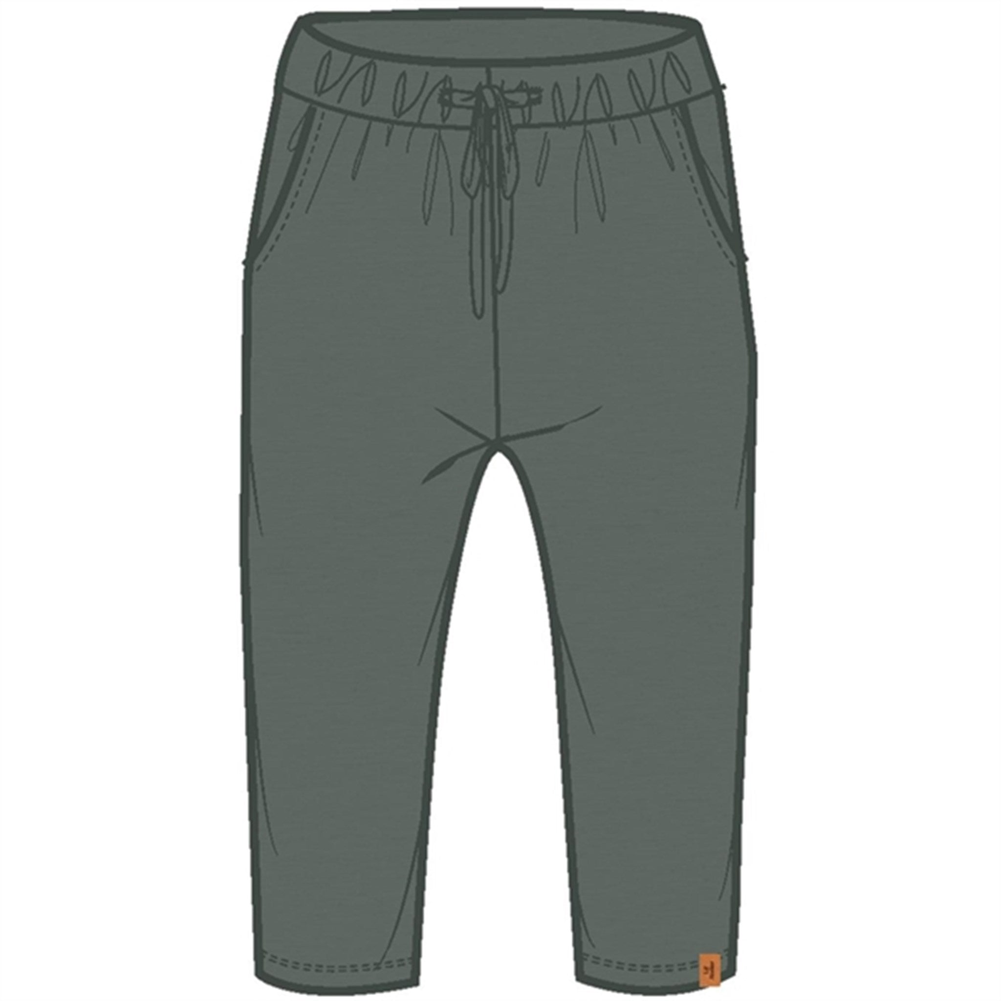 Lil'Atelier Agave Green Thor Pants