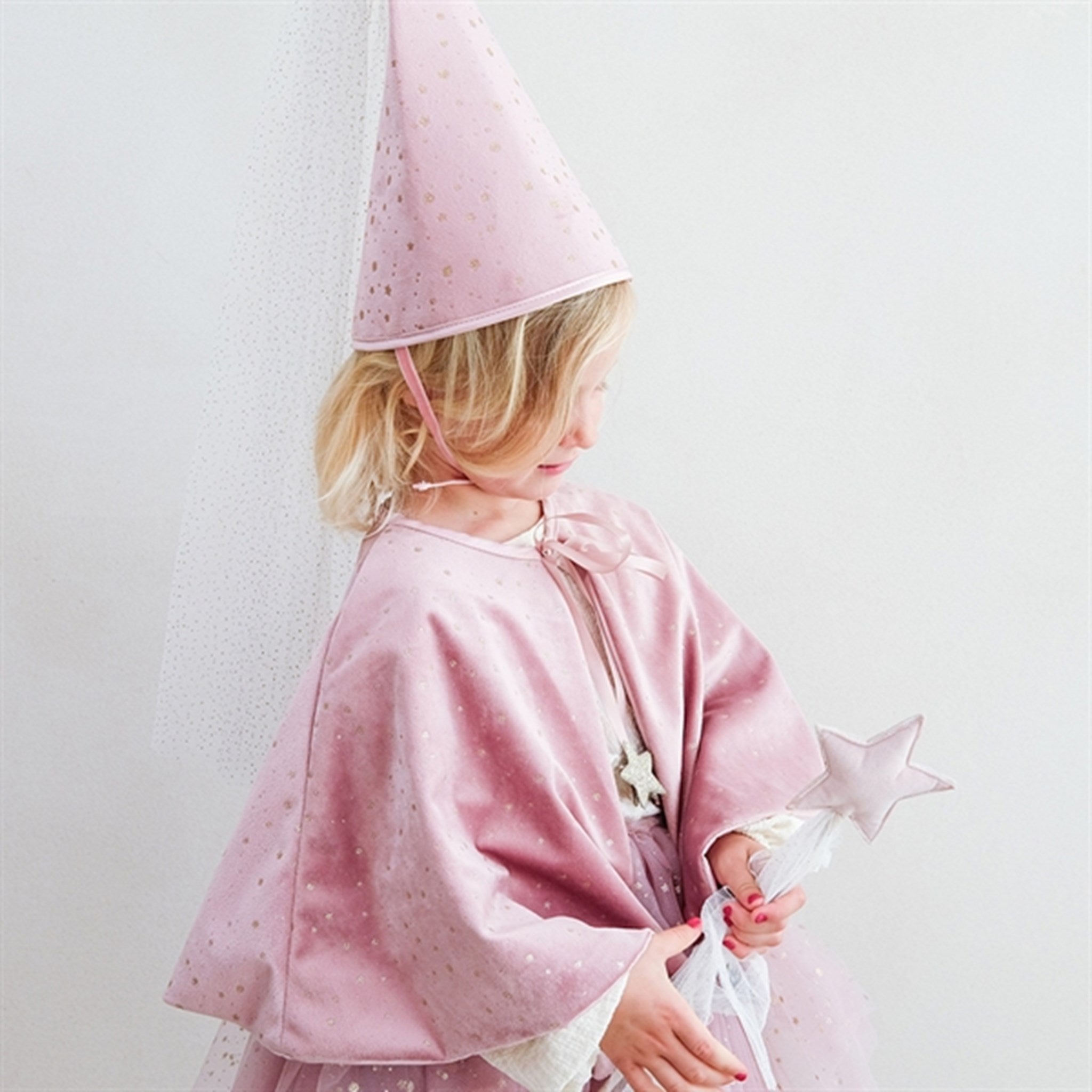 Mimi & Lula Magic Wand Velvet Pink Stars And Moon 2