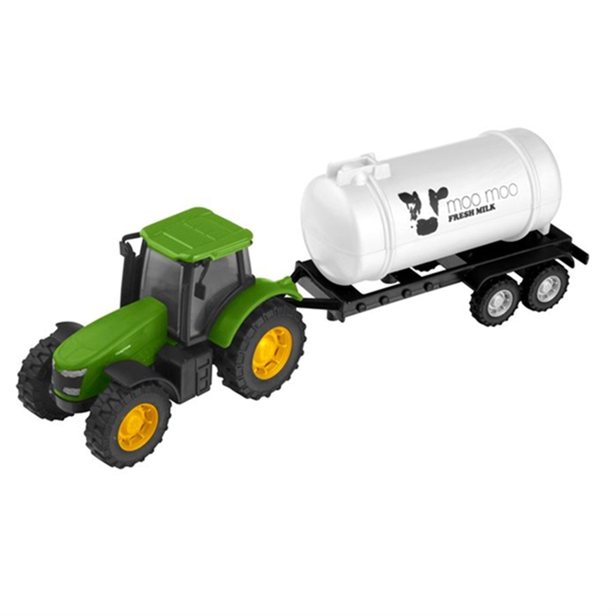 Teamsterz Tractor and Trailer Green Milk Tank