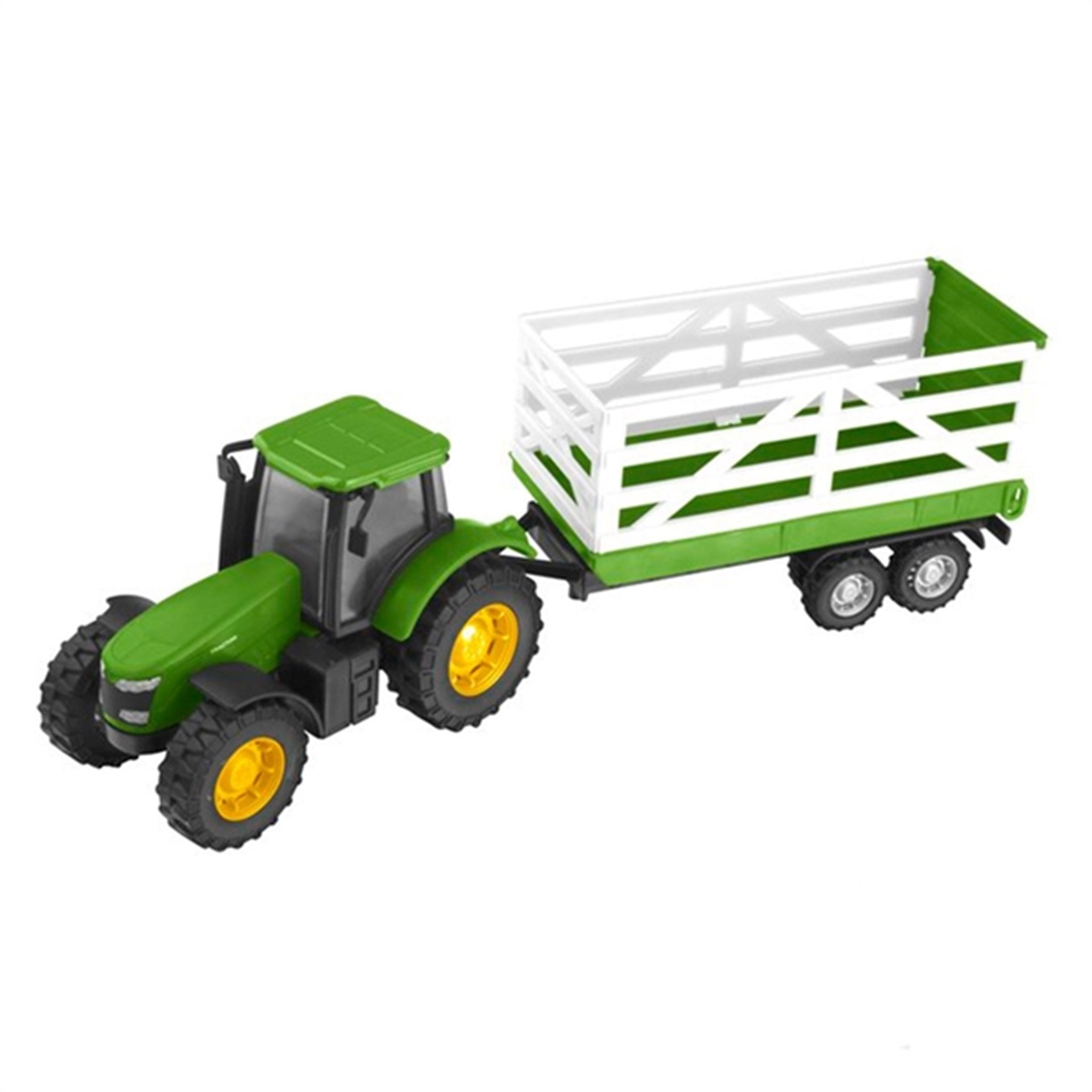 Teamsterz Tractor and Trailer Green Cage