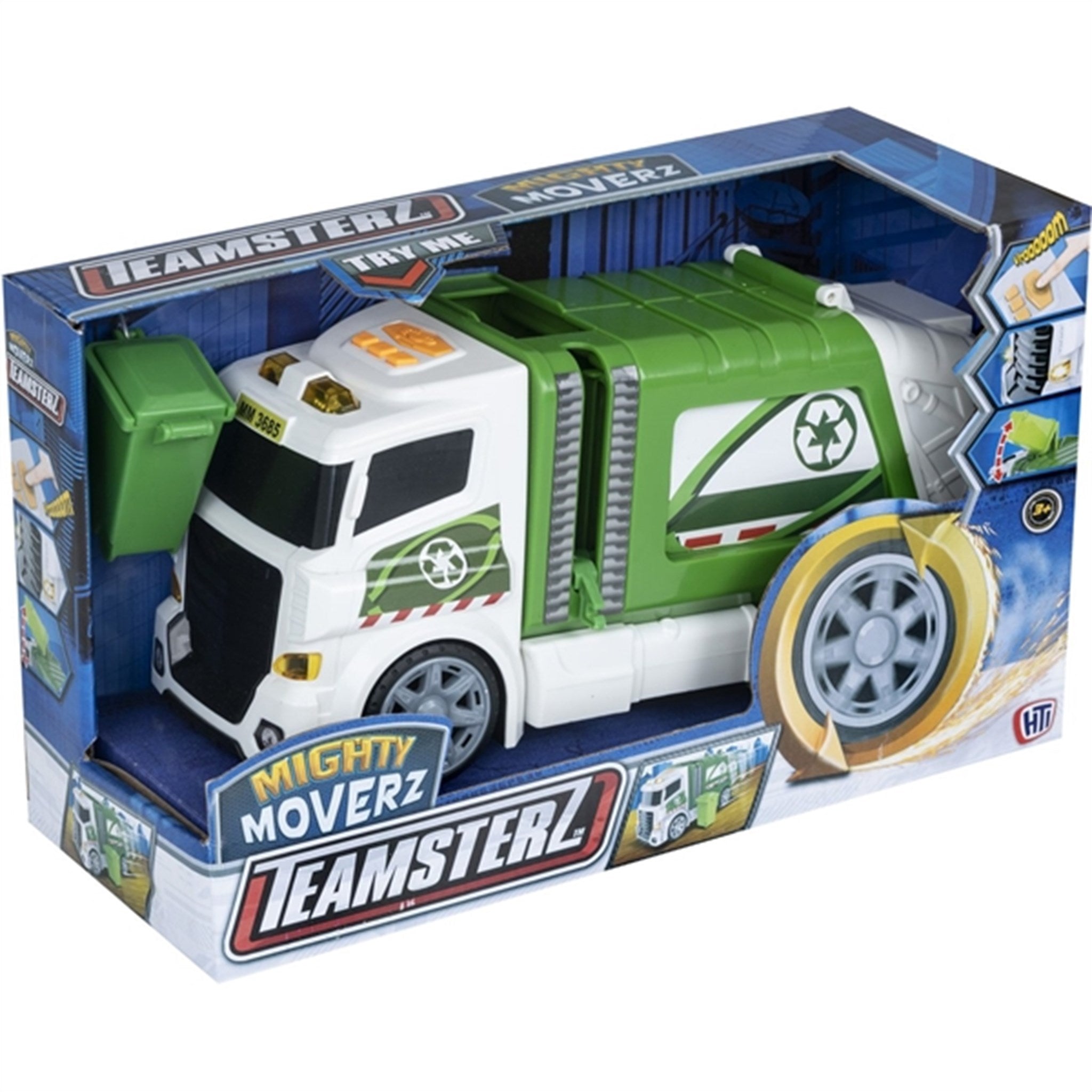 Teamsterz Mighty Moverz Garbage Truck 8