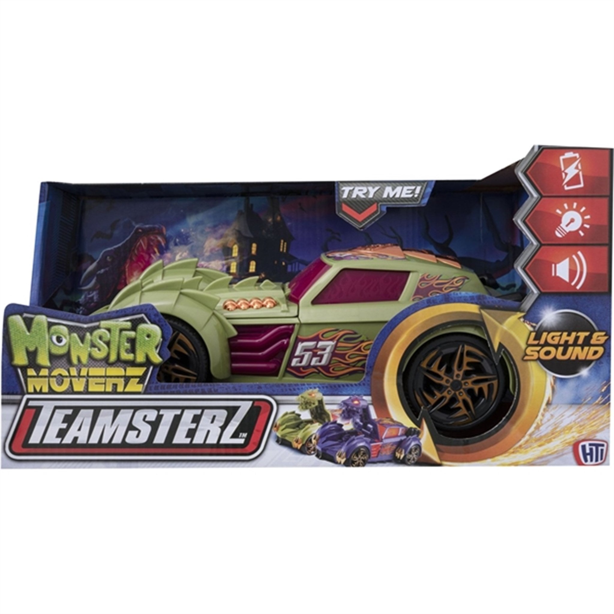 Teamsterz Mighty Moverz NIght Crawler Green 6