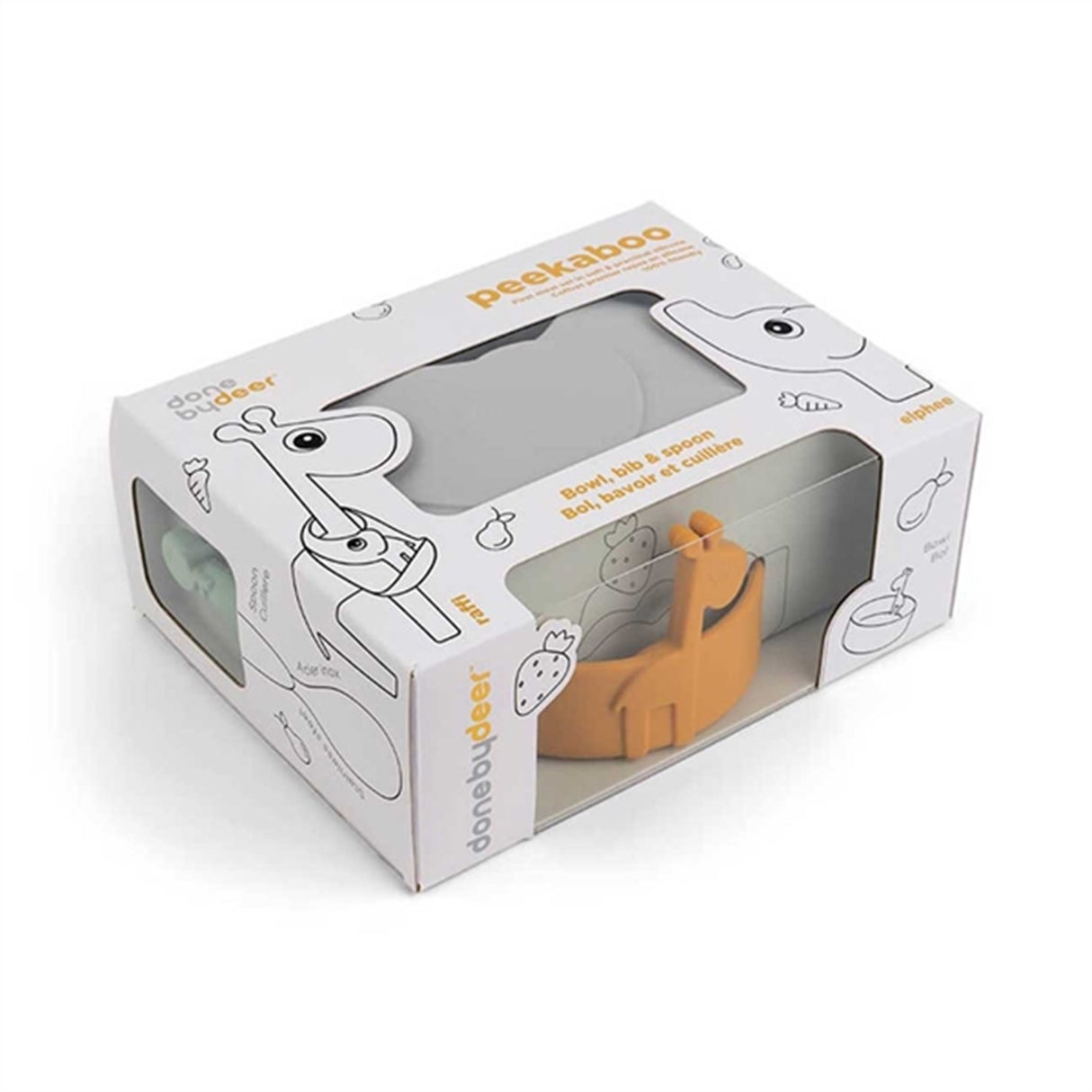 Done by Deer Peekaboo First Meal Set Deer Friends Powder