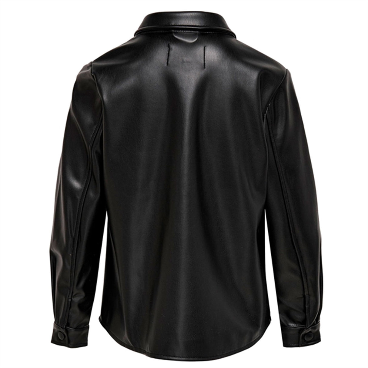Kids ONLY Black Ruma Faux Leather Shirt