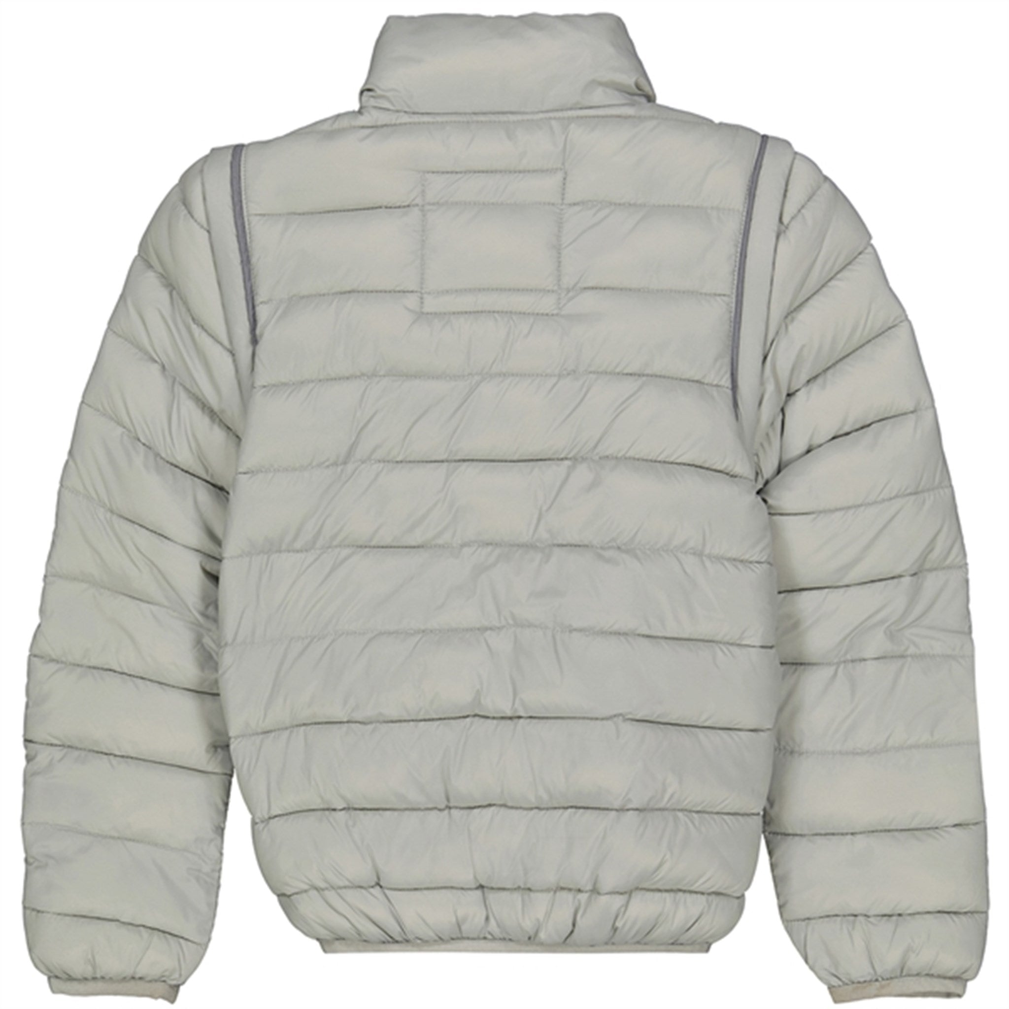 Mikk-Line Nylon puffer 2i1 Jacket Neutral Gray 5