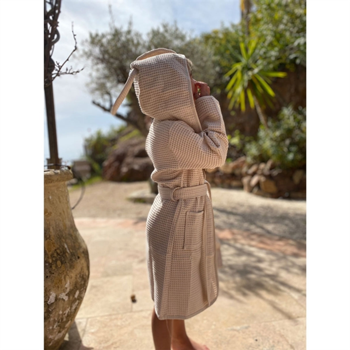 Vanilla COPENHAGEN Bathrope Waffle Oyster Grey