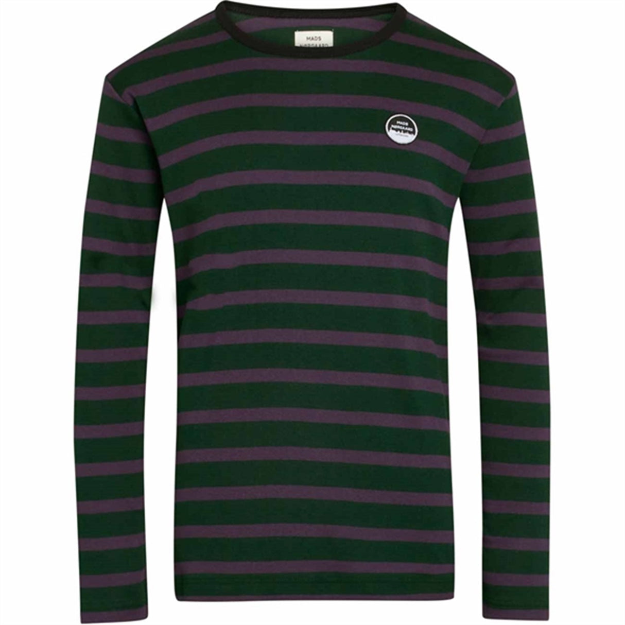 Mads Nørgaard Trio Rib Tobino Long Bluse Scarab/Nightshade/Black