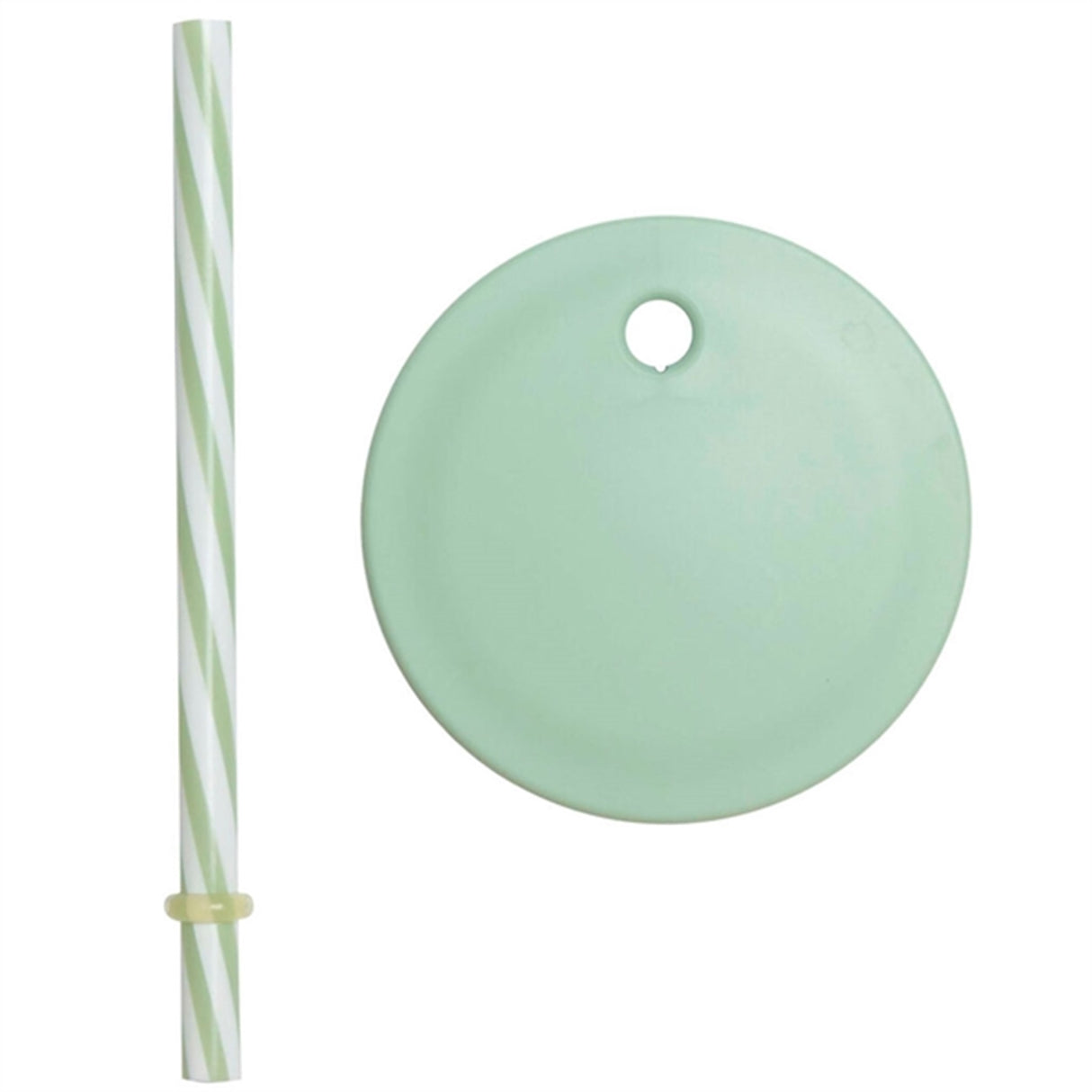 Design Letters Eco Straw Lid Green