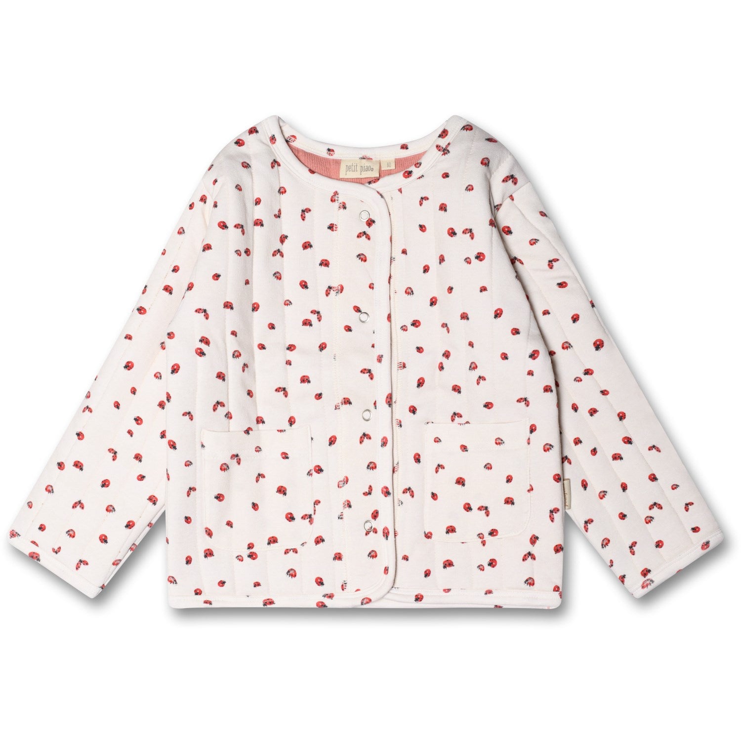 Petit Piao® Ladybug Quilted Jacket Printed