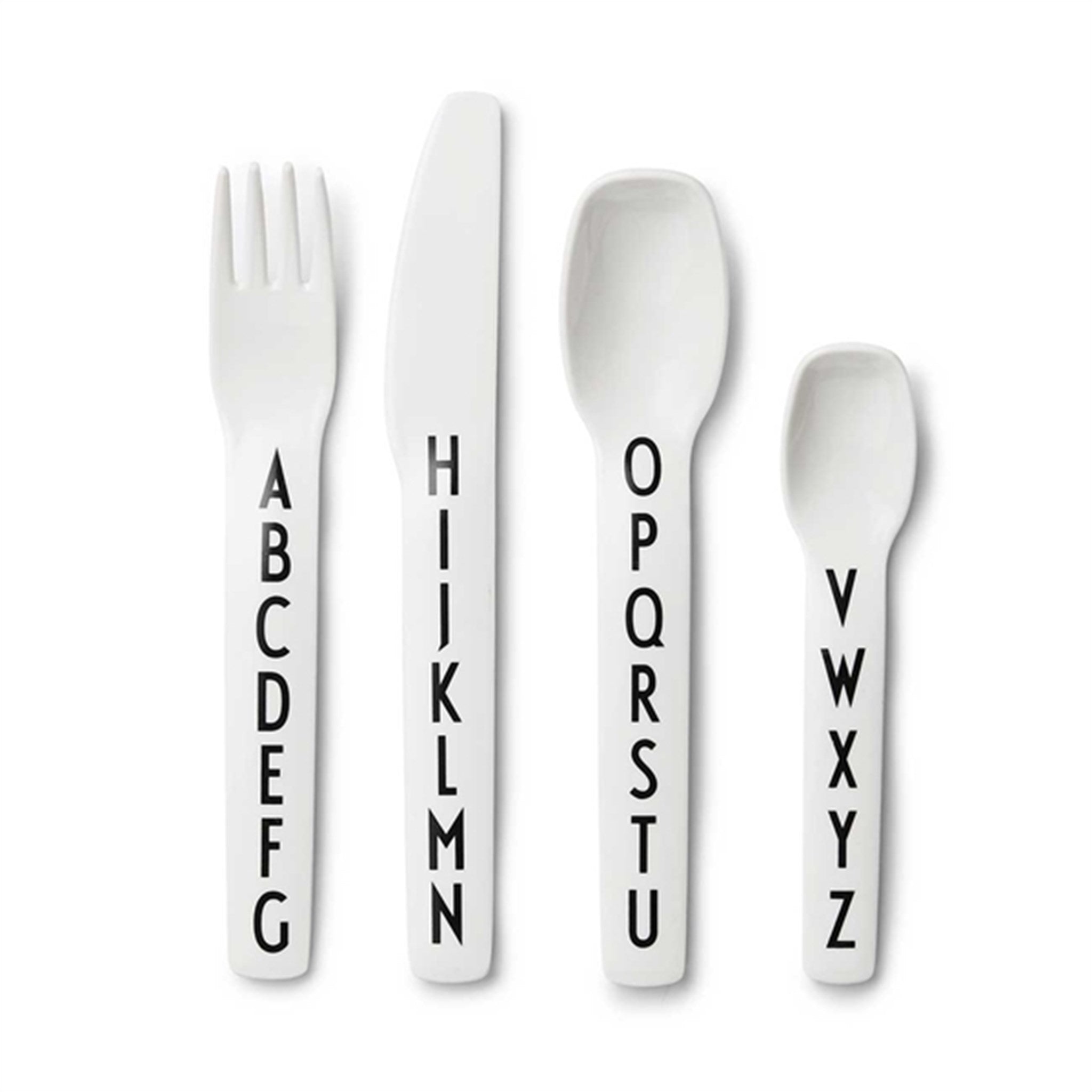 Design Letters ABC Cutlery White