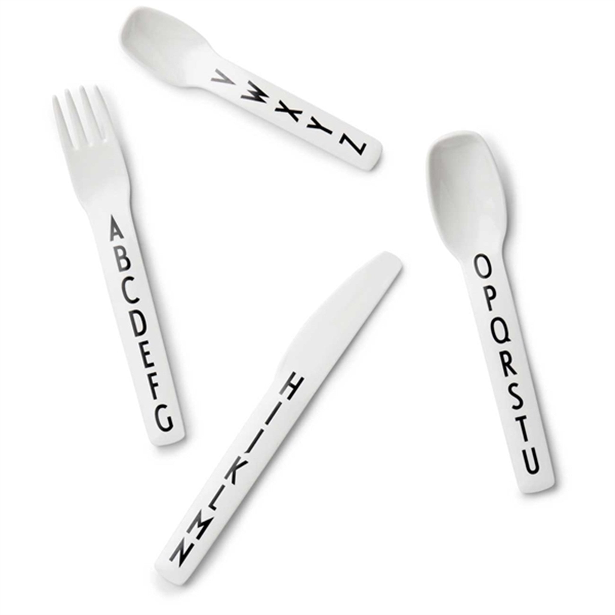 Design Letters ABC Cutlery White 2