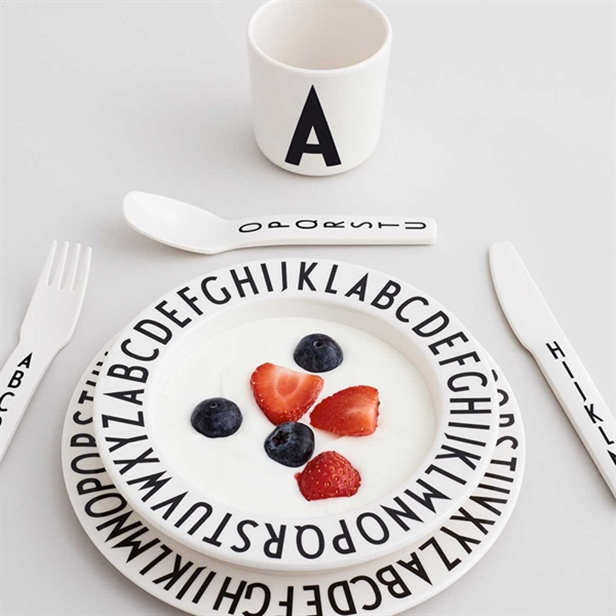 Design Letters ABC Cutlery White 3