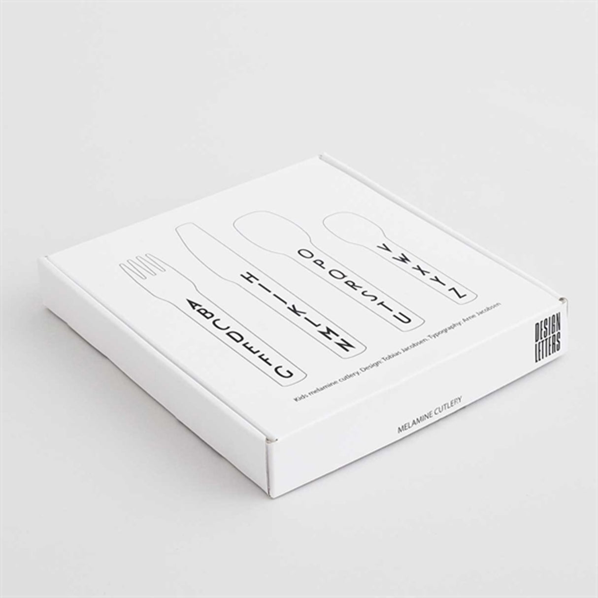 Design Letters ABC Cutlery White