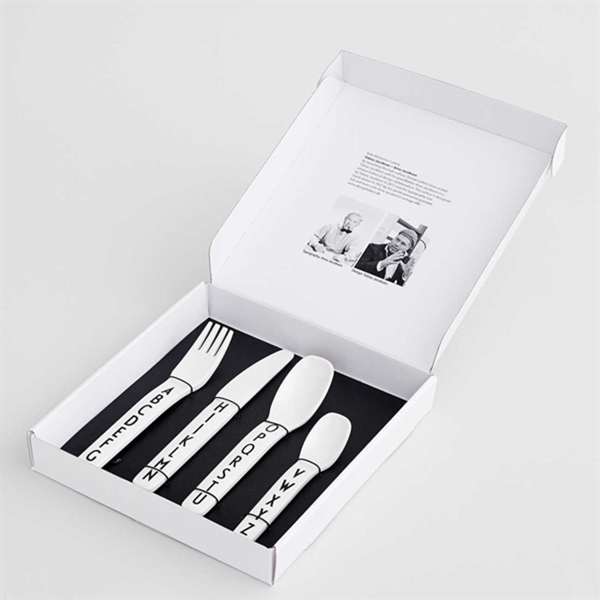 Design Letters ABC Cutlery White