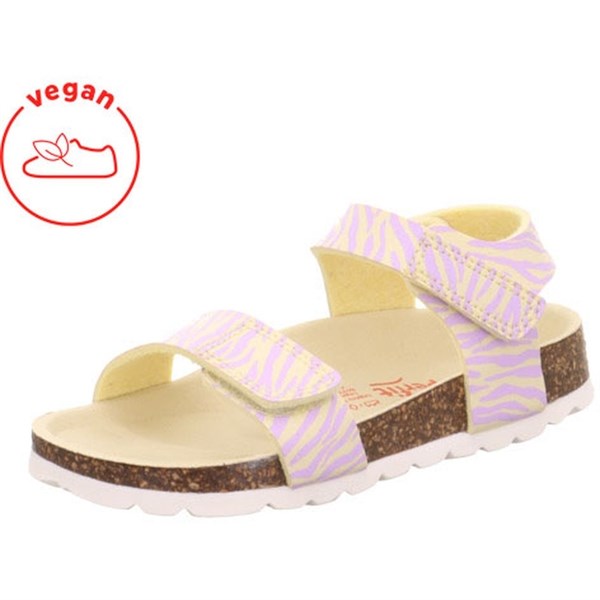 Superfit Fussbettpantoffel Sandals Yellow/Pink