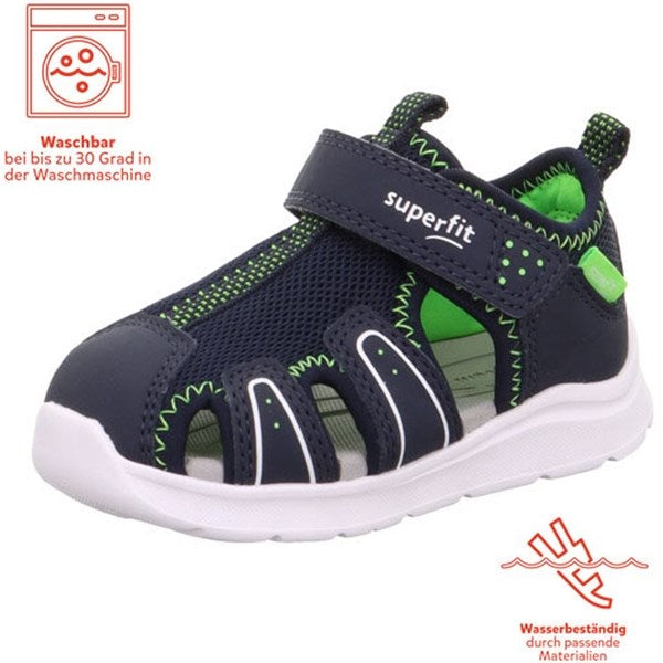 Superfit Wave Sandals Blue/Lightgreen