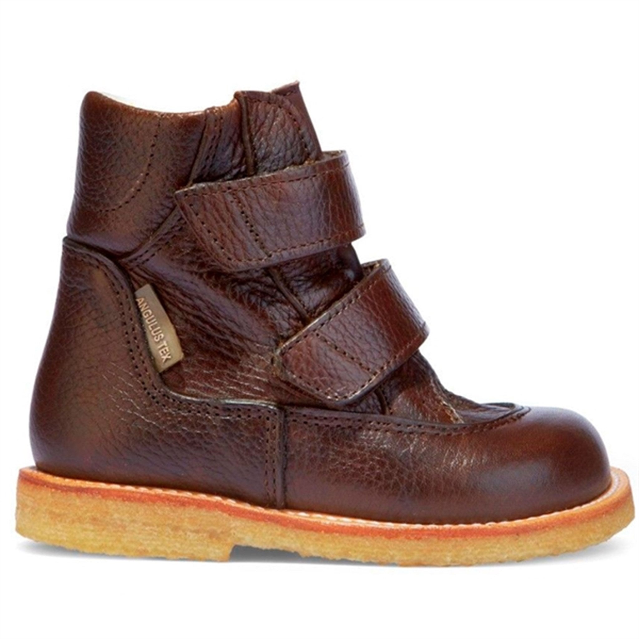 Angulus Starter Tex boots With Velcro Dark Brown