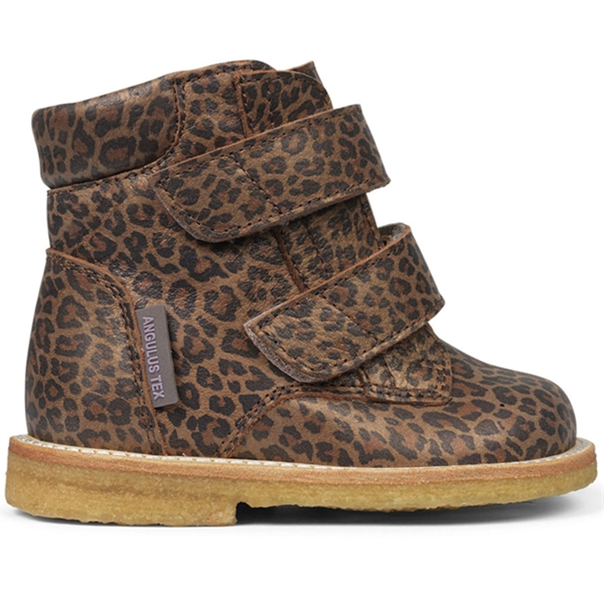 Angulus Beginner Tex-Boots w Velcro Brown Leo 2