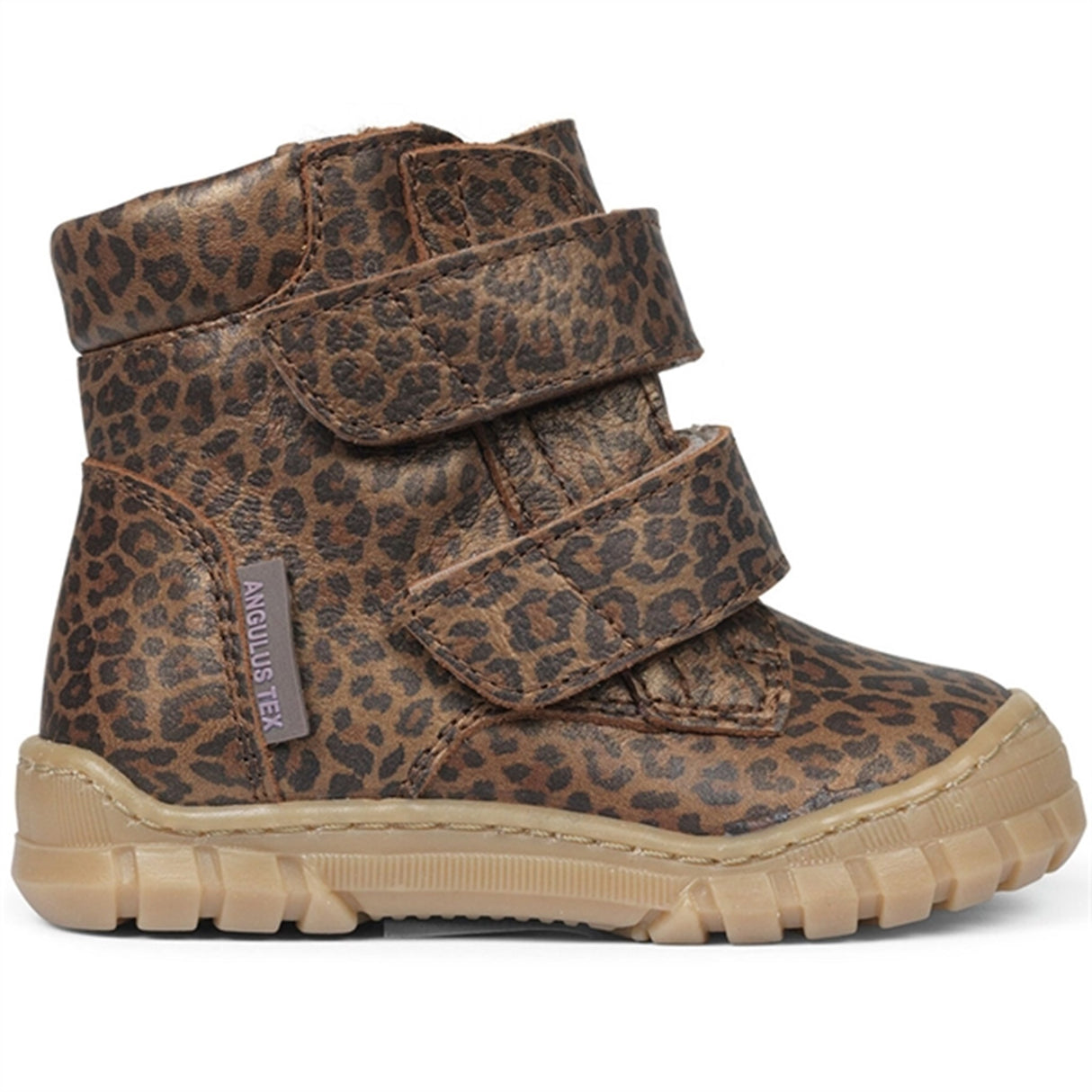 Angulus Beginner Tex Boots w Velcro Brown Leo 3