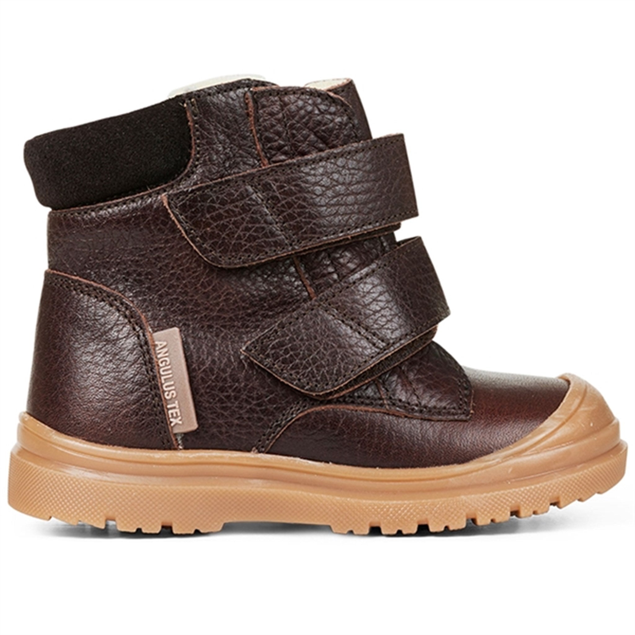 Angulus Starter Tex Boots With Velcro Dark Brown/Dark Brown 5