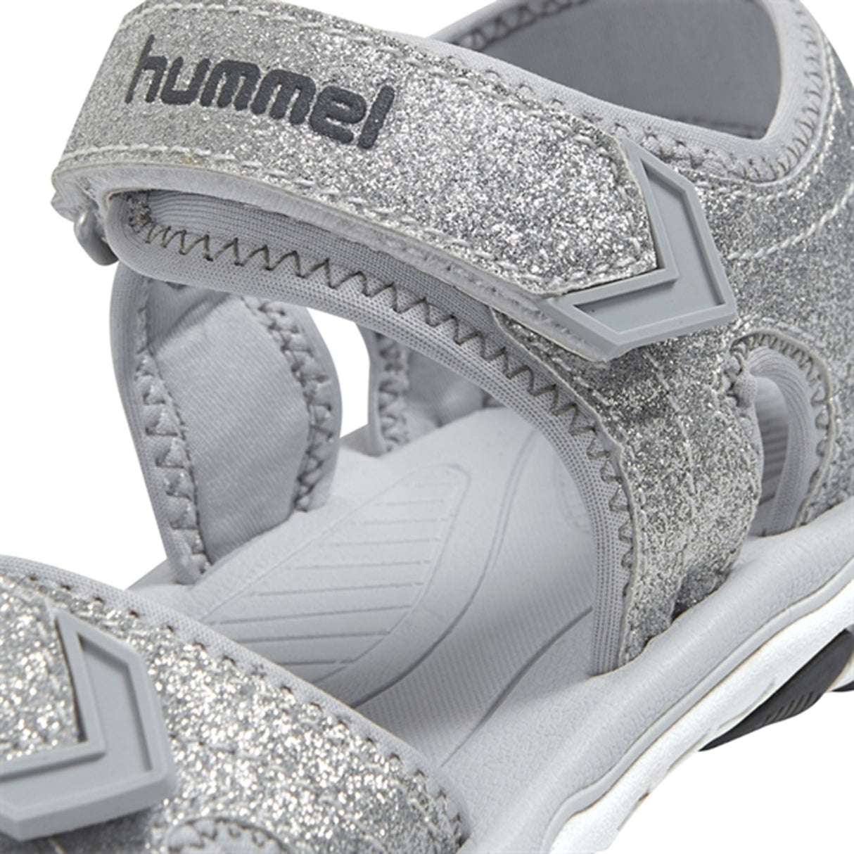Hummel Sandal Glitter Jr Silver