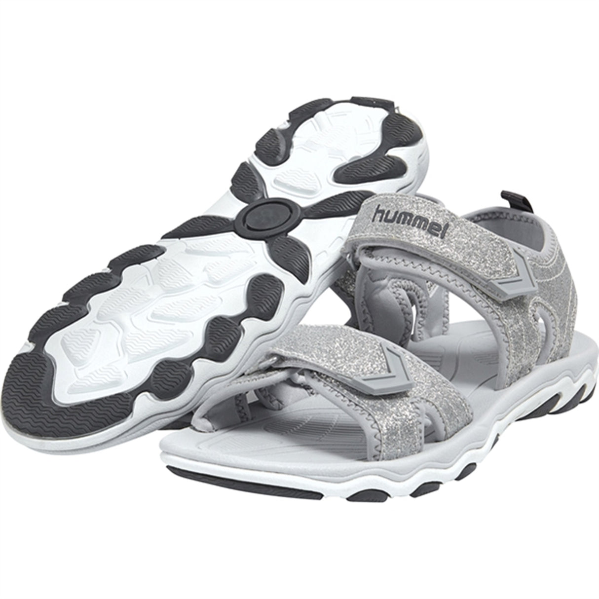 Hummel Sandal Glitter Jr Silver
