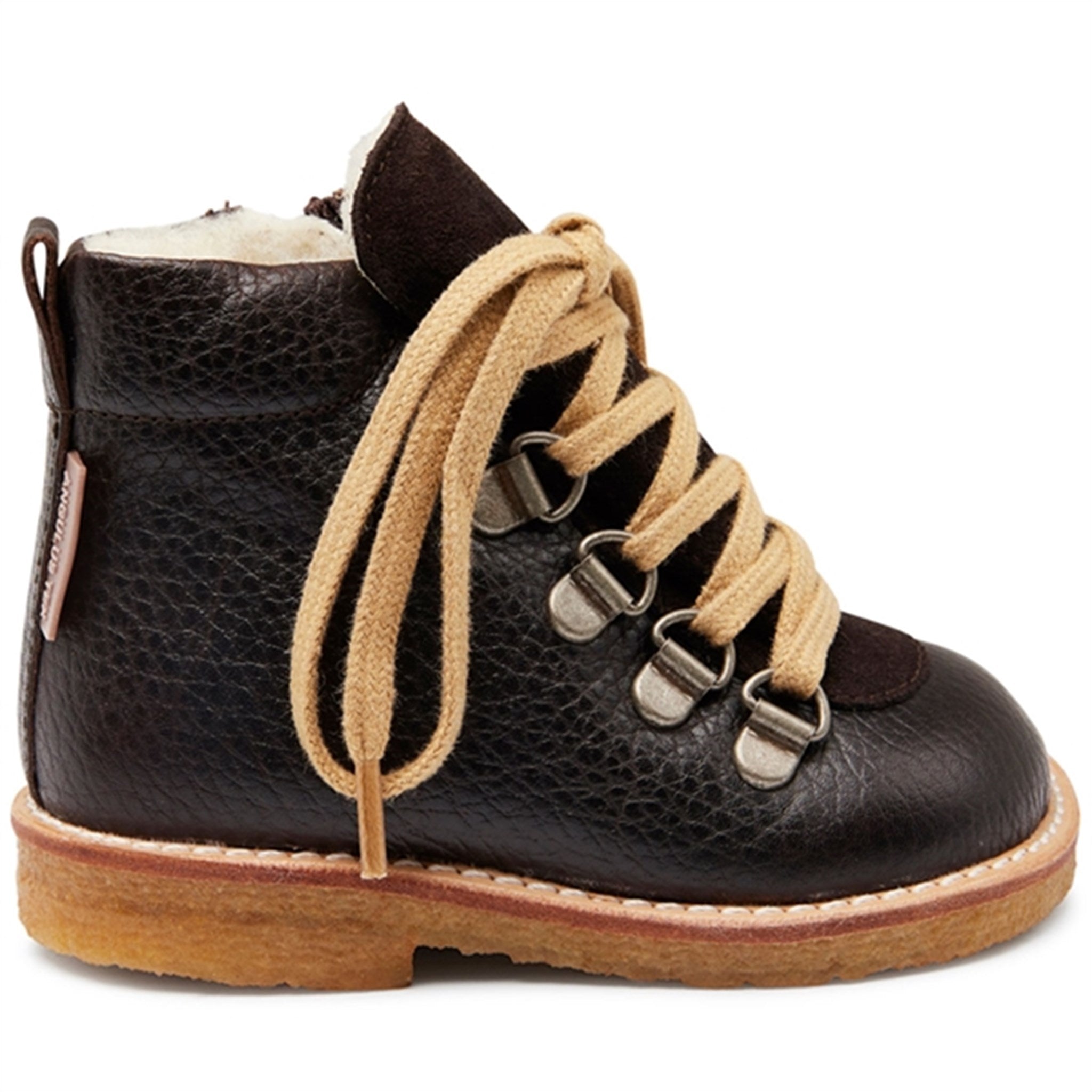 Angulus Starter Tex Boots With Lace & Zipper Dark Brown/Dark Brown 2