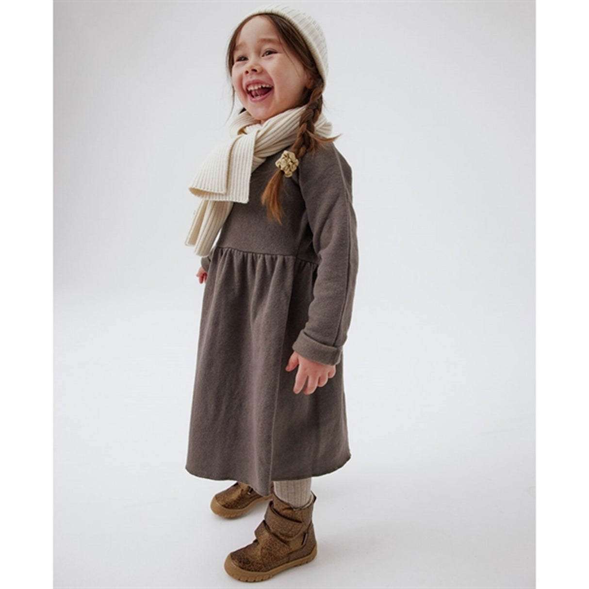 Angulus Tex Boots w Velcro Brown Leo 4