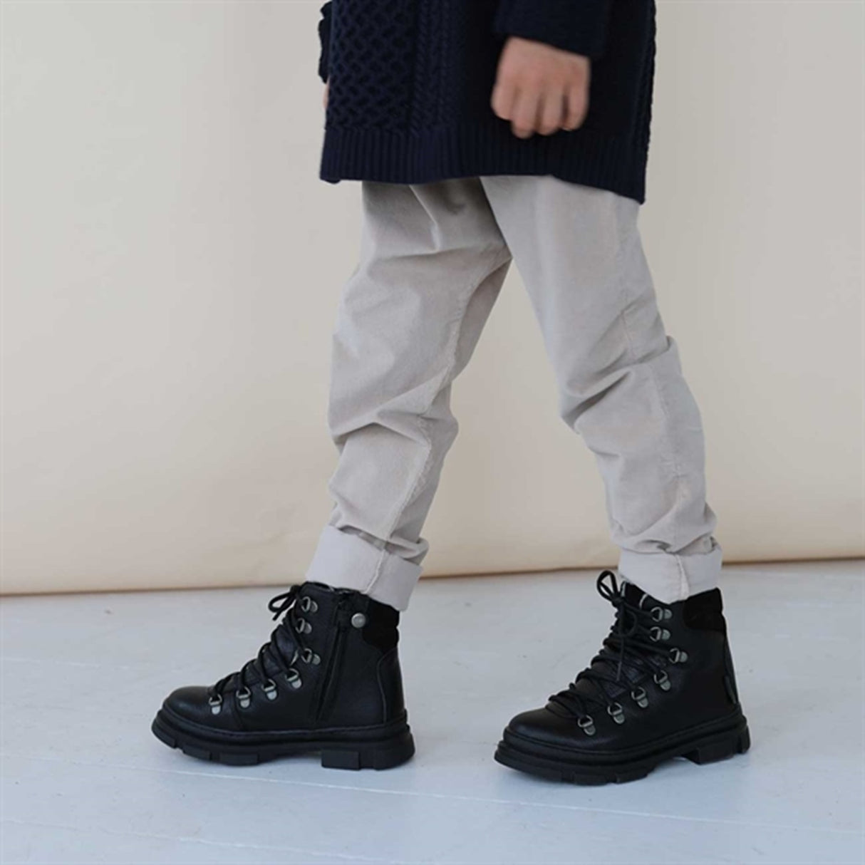 Angulus TEX Boots w. Laces And Zipper Black 2118-101-7202-2185/1163 2