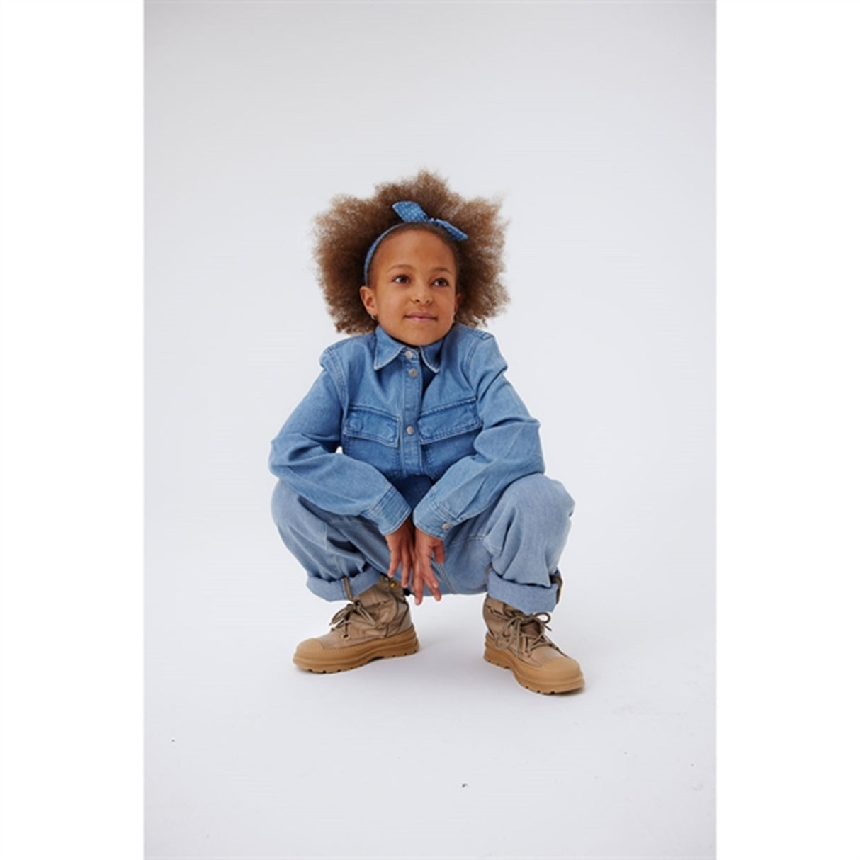 Angulus Tex-Boots With Ties and Zipper Sand 2