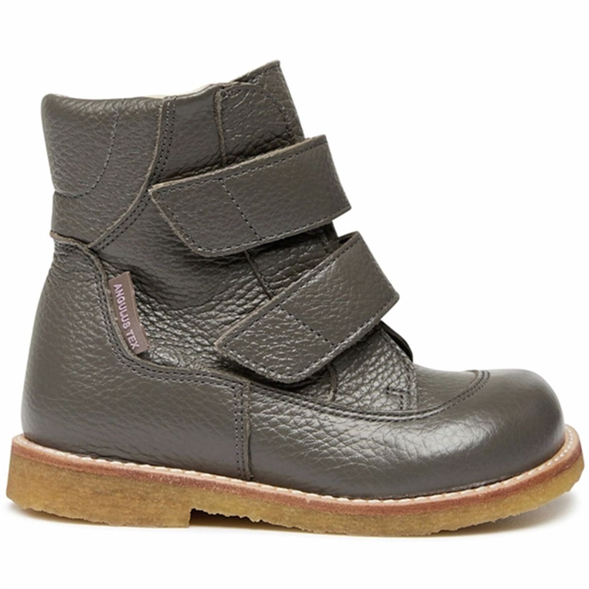 Angulus Tex Boots w Velcro Grey 3