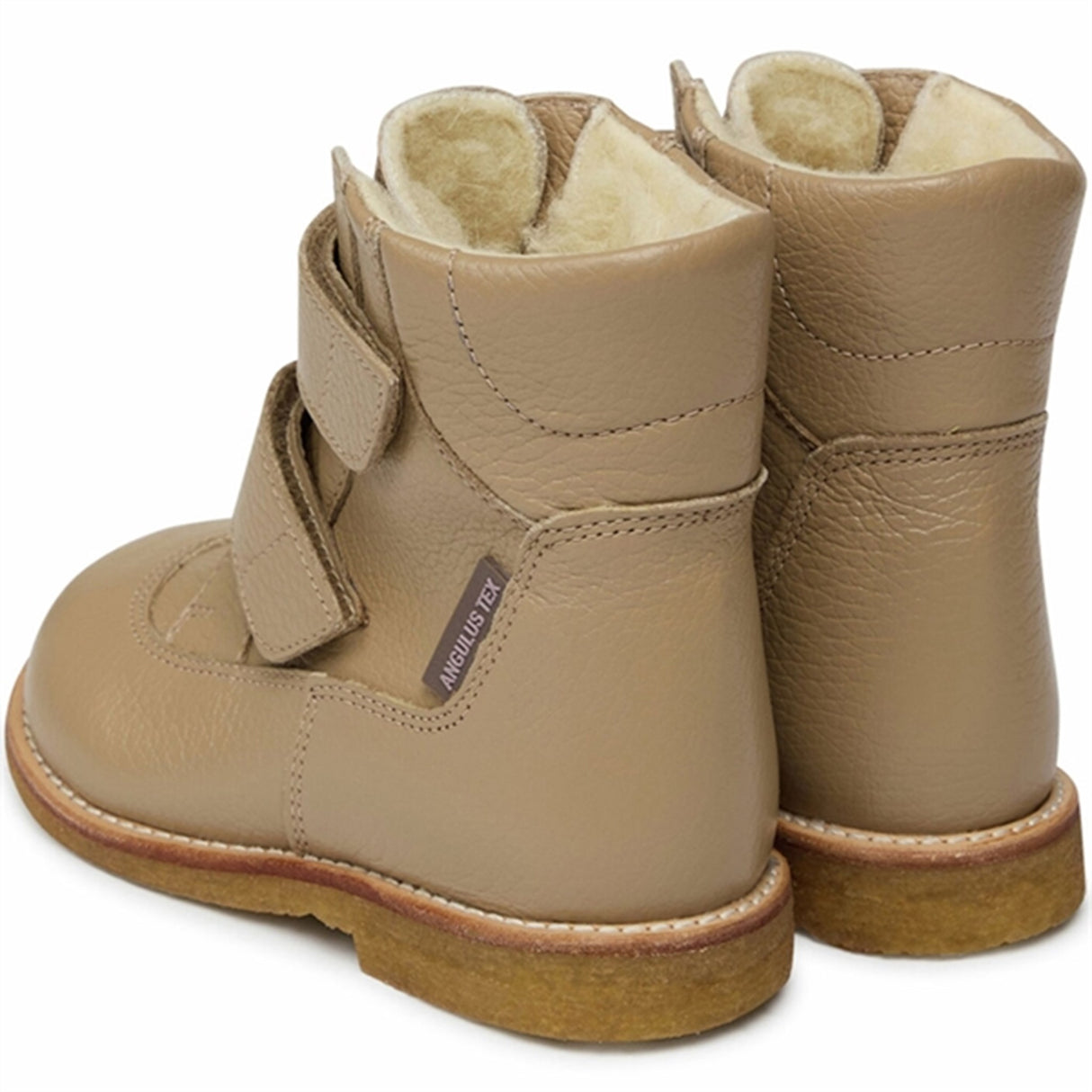 Angulus Tex Boots w Velcro Sand 2