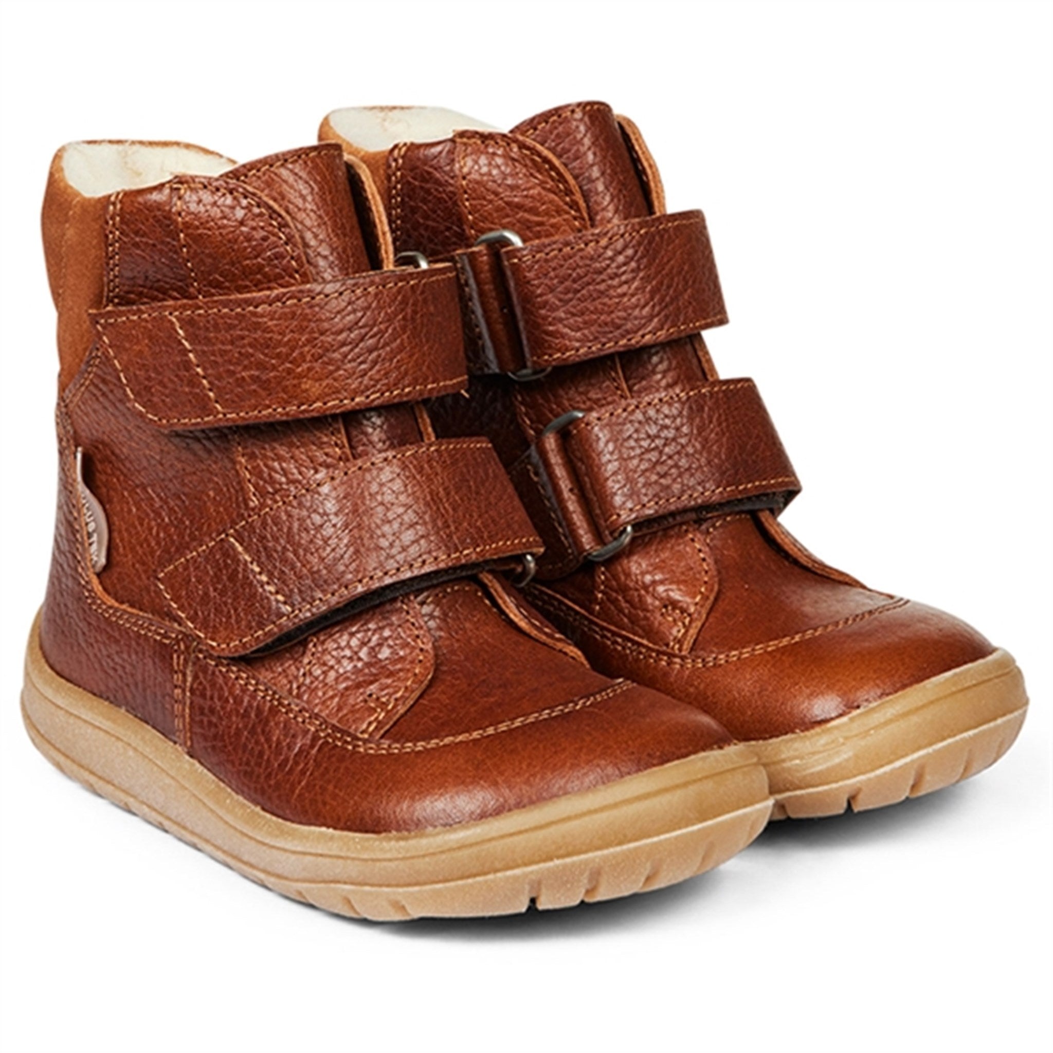 Angulus Tex-Boots With Velcro Cognac/Cognac
