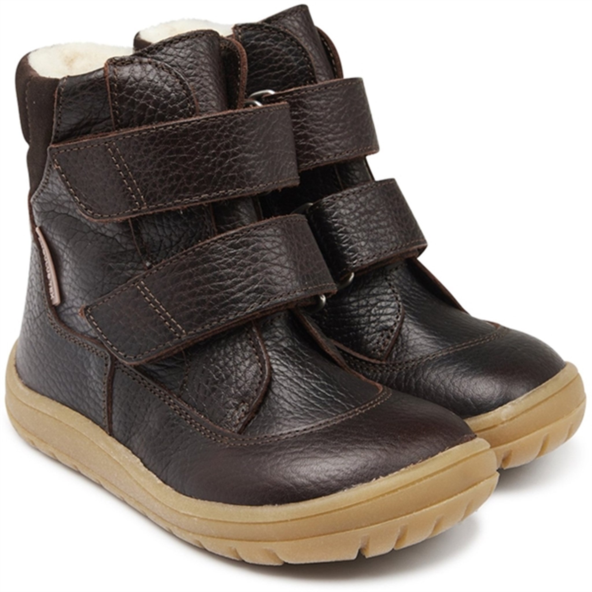 Angulus Tex-Boots With Velcro Dark Brown/Dark Brown