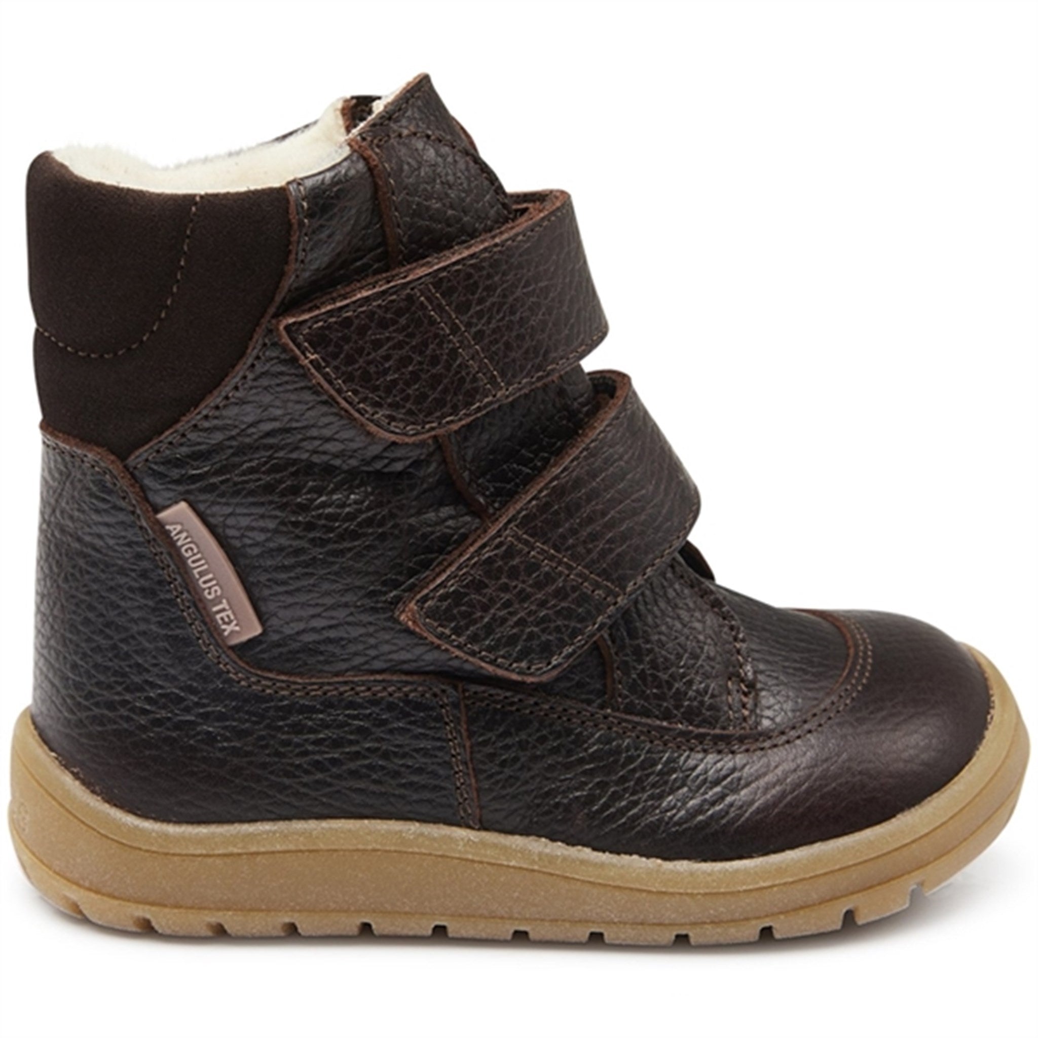 Angulus Tex-Boots With Velcro Dark Brown/Dark Brown 2