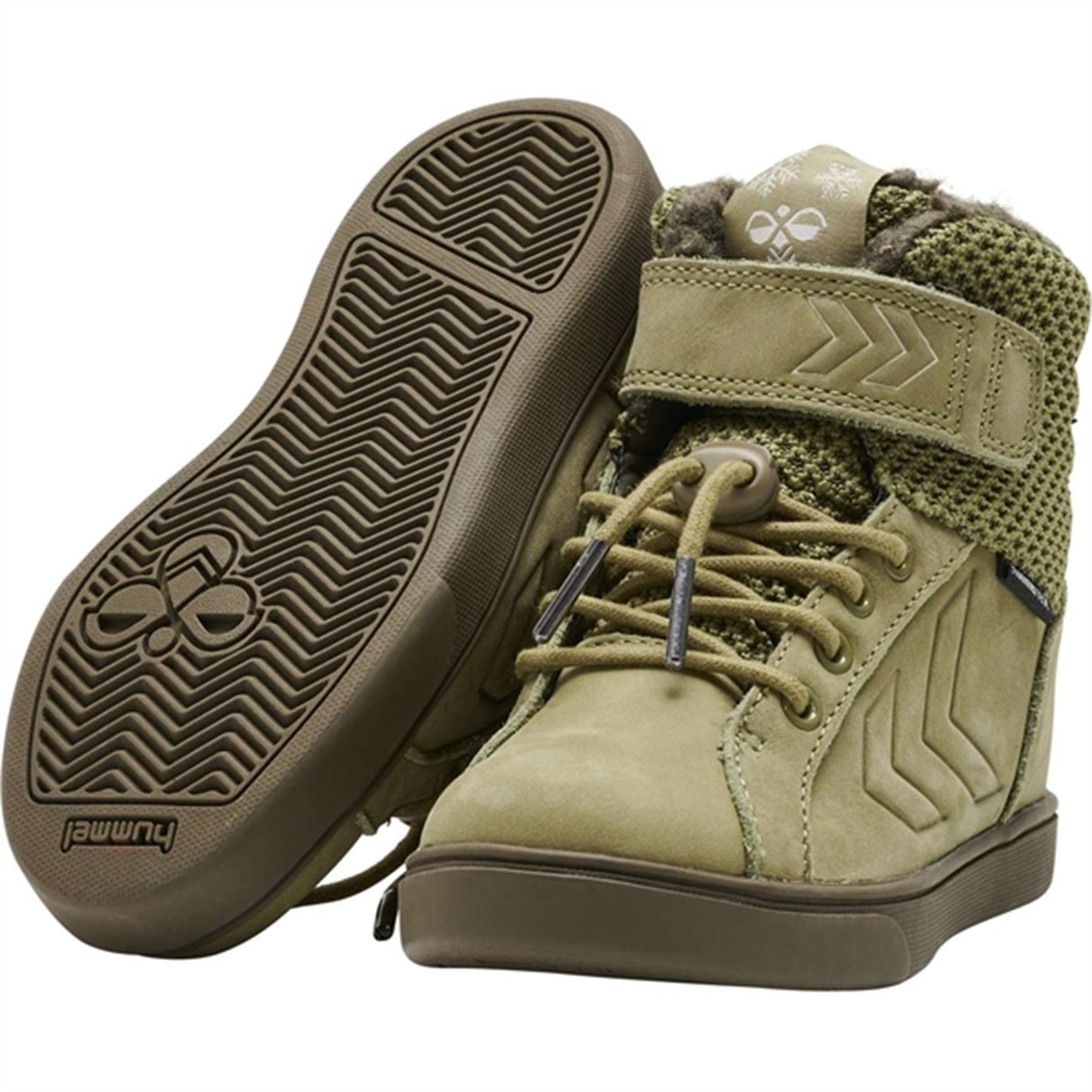 Hummel Green Moss Splash Tex JR Boots 7