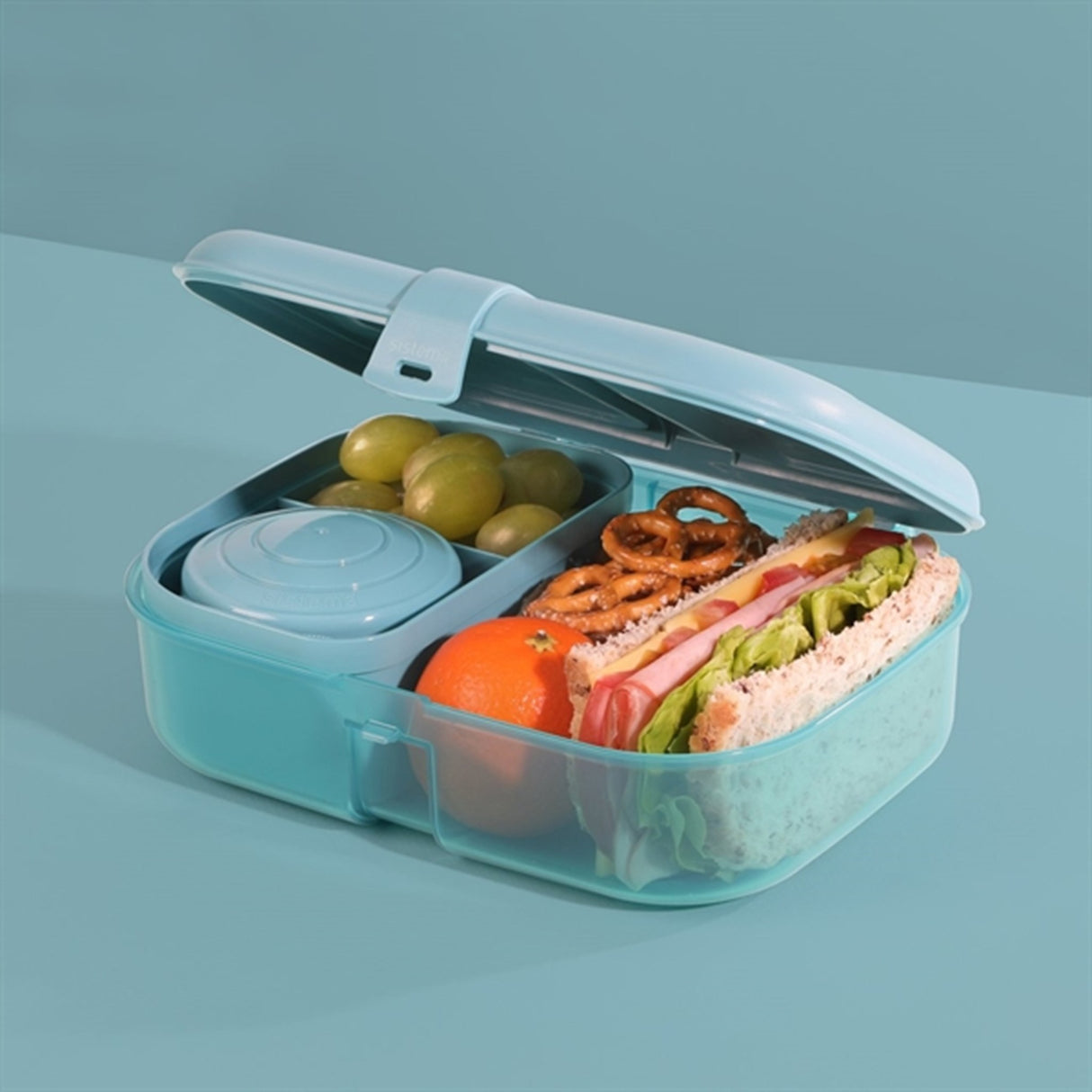 Sistema Ribbon Lunch Box 1,1 L Teal Stone