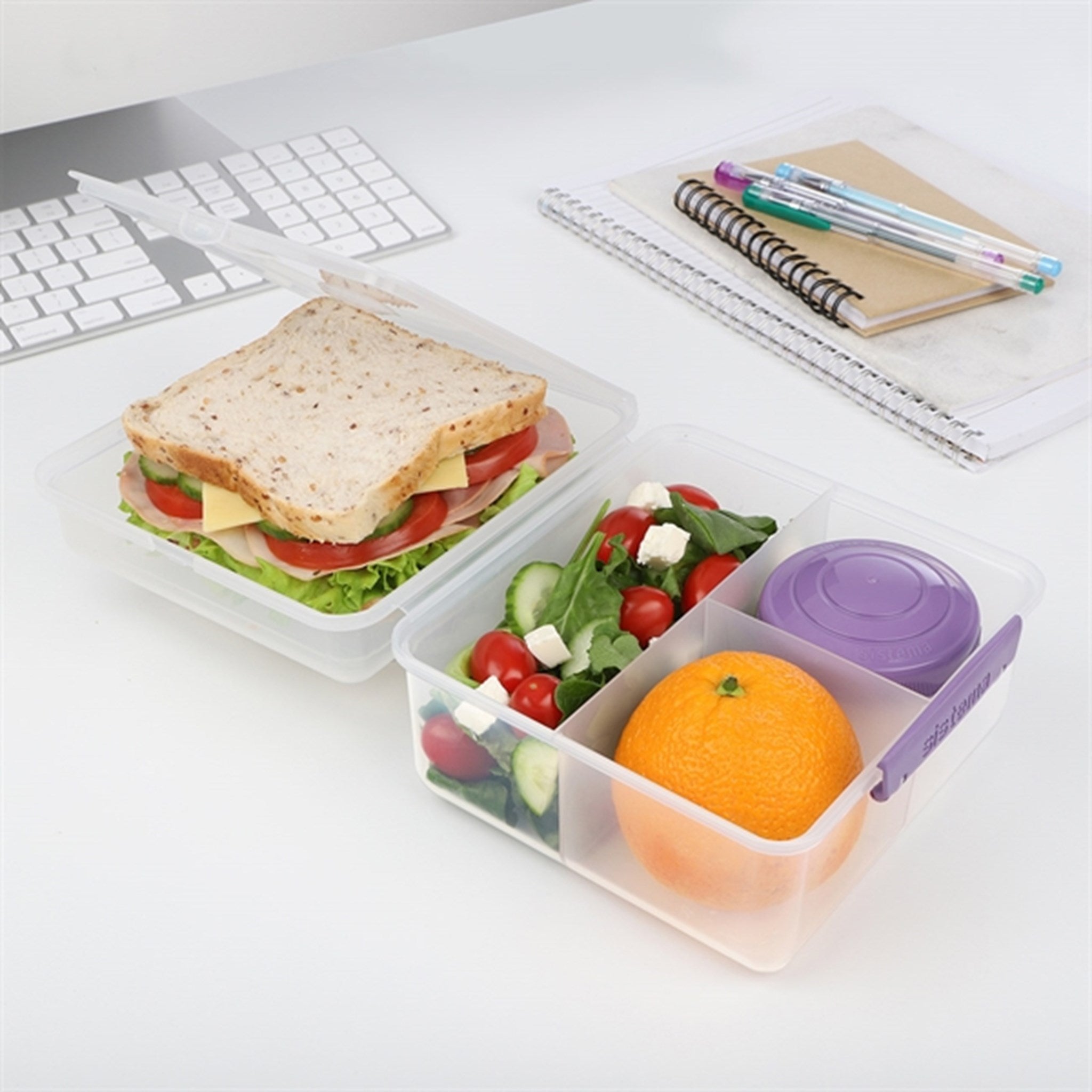 Sistema To Go Lunch Cube Max Lunch Box 2 L Misty Purple 3