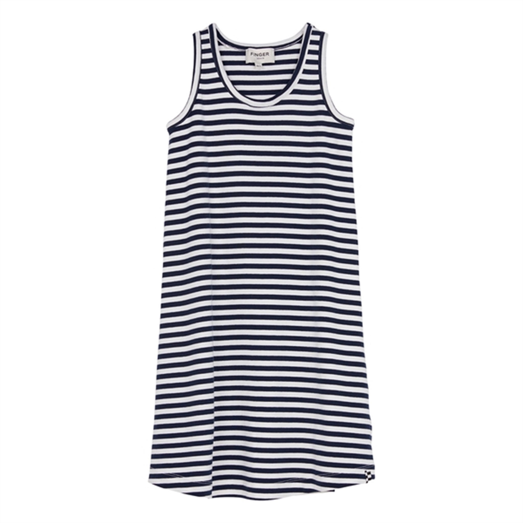Finger In The Nose Arya Navy S Stripes Tank Top Dress