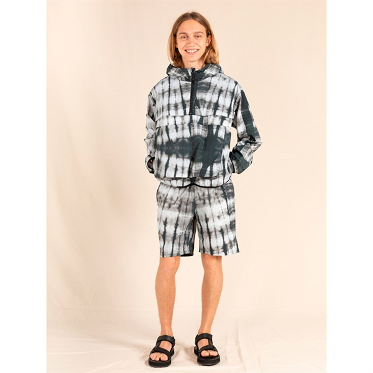 Finger In The Nose Elly Black Tie & Dye Jacket