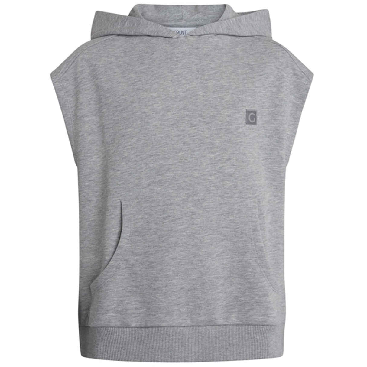 GRUNT Light Grey Melange Lorenzo Sweat Vest