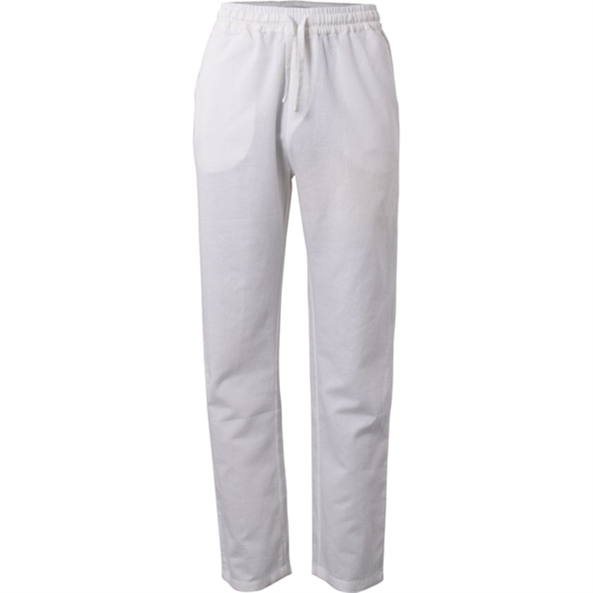 HOUNd Linen-blend Pants White