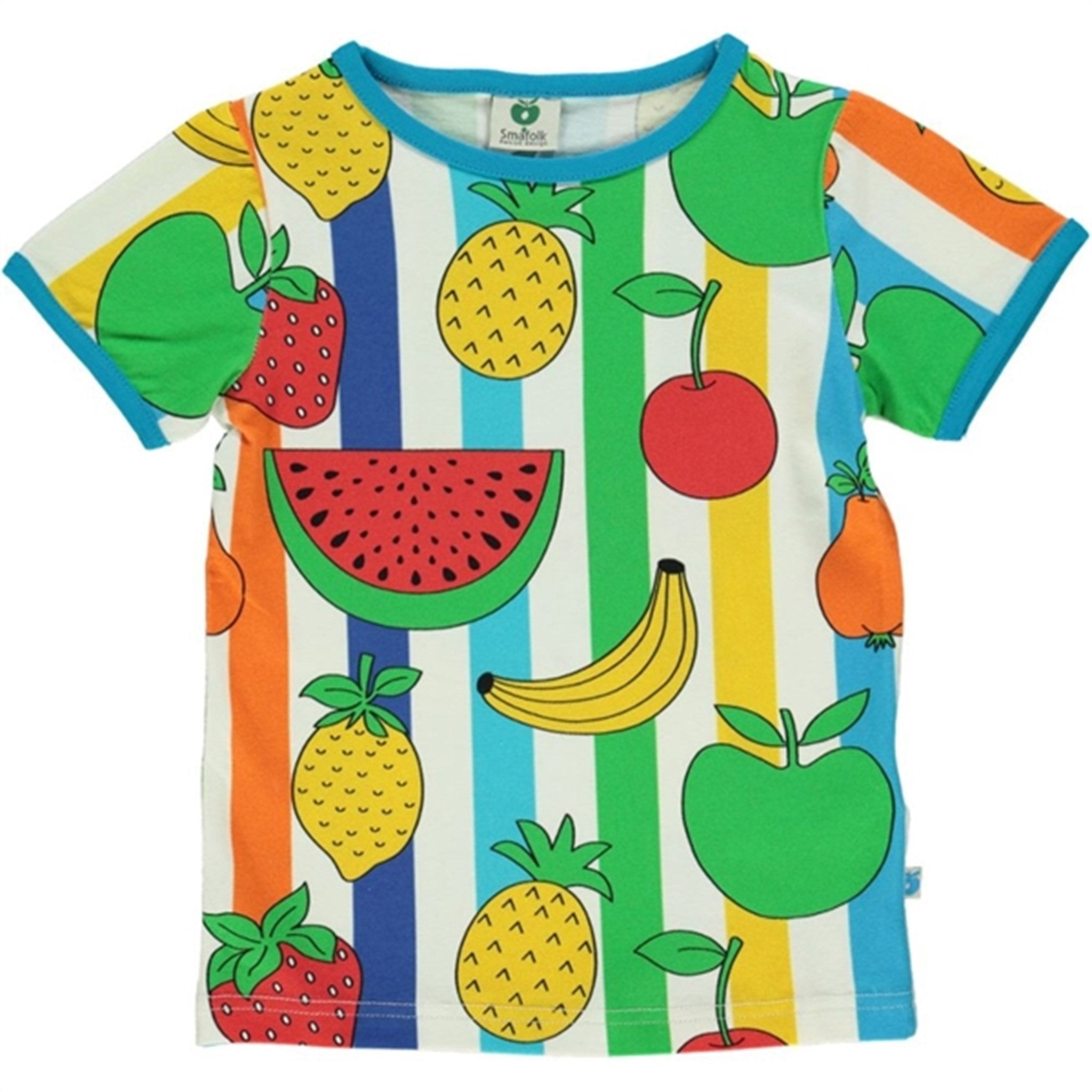 Småfolk Blue Atoll Fruit T-shirt