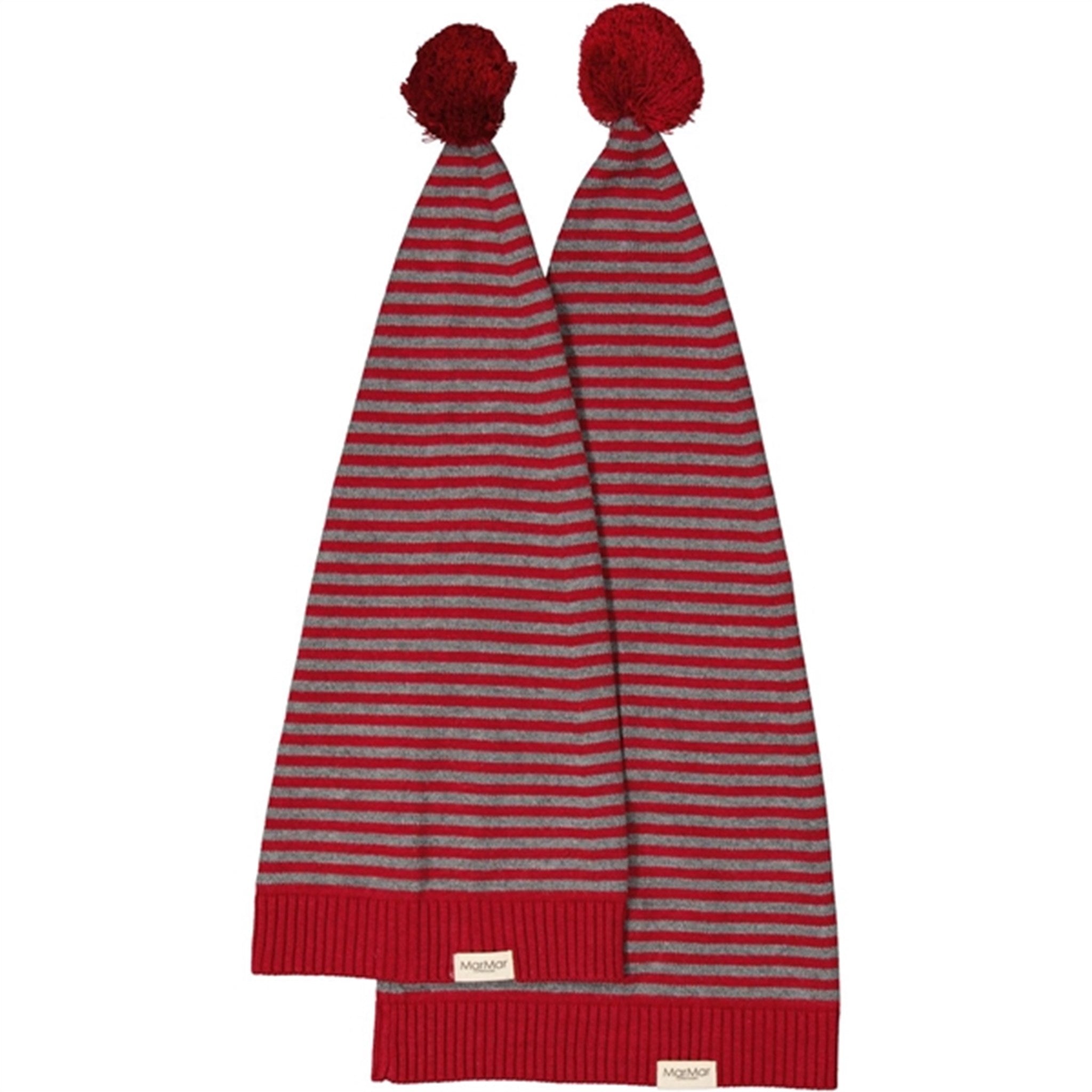 MarMar Hibiscus Red Stripe Alfen Christmas Hat 3