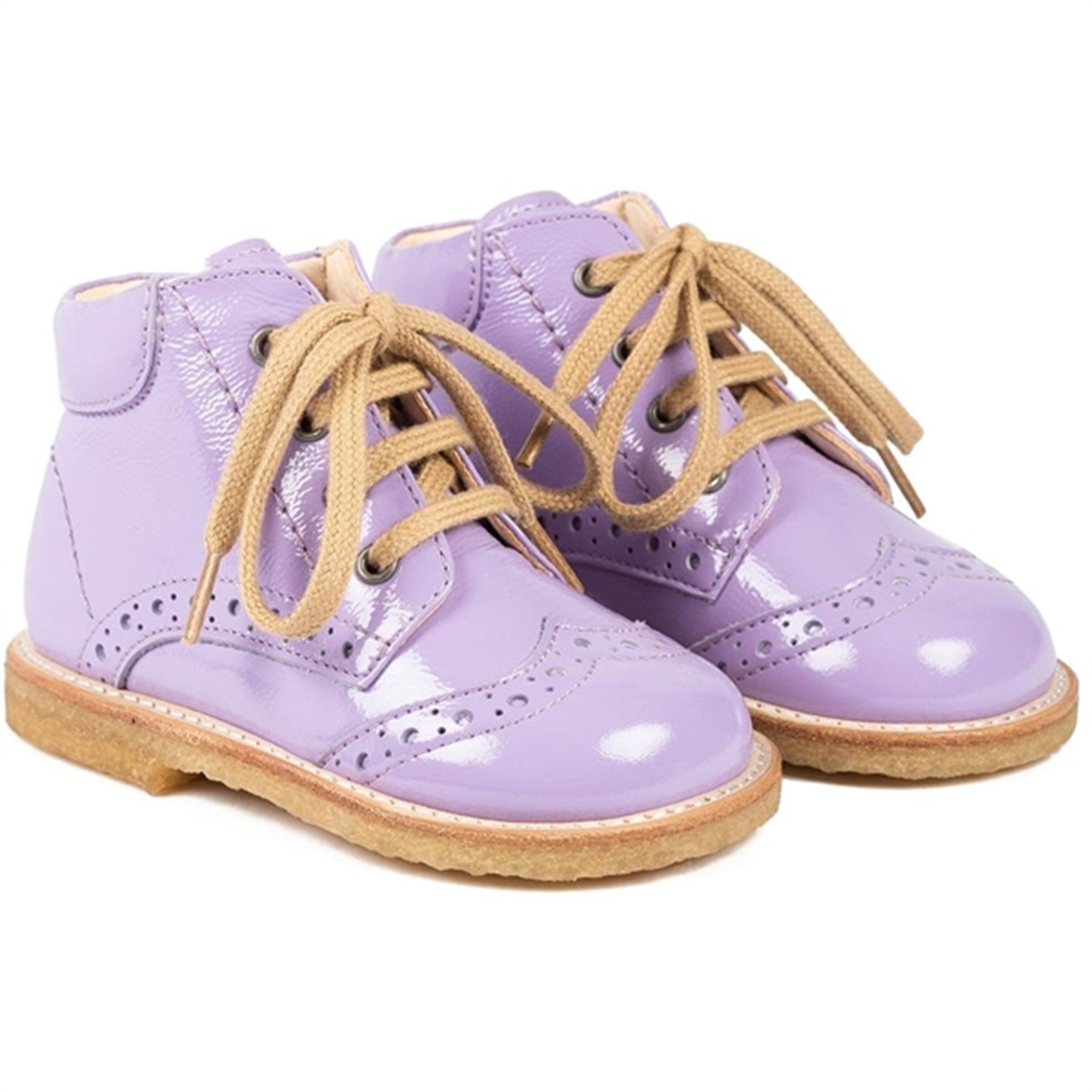 Angulus Shoe With Laces Lilac