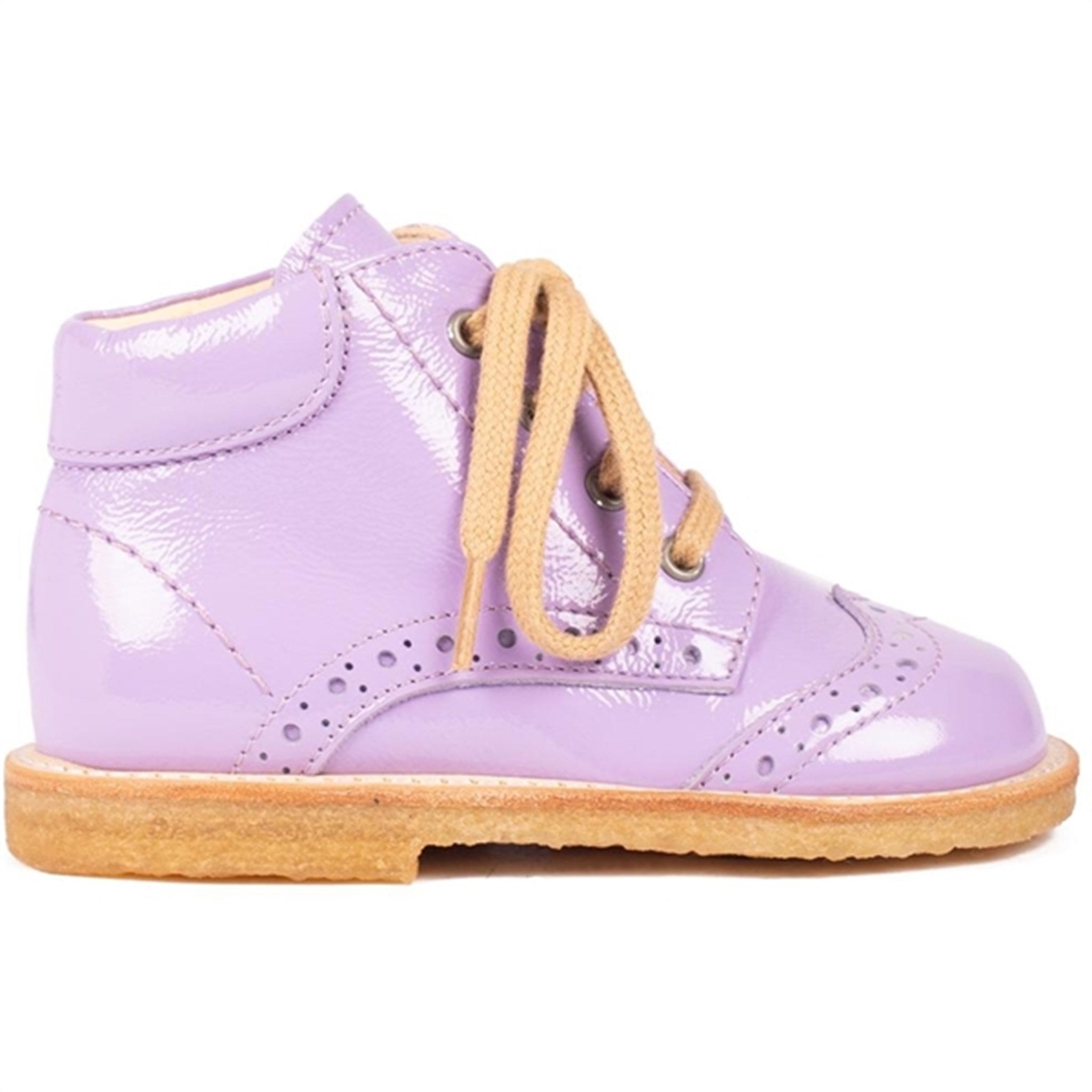 Angulus Shoe With Laces Lilac 2
