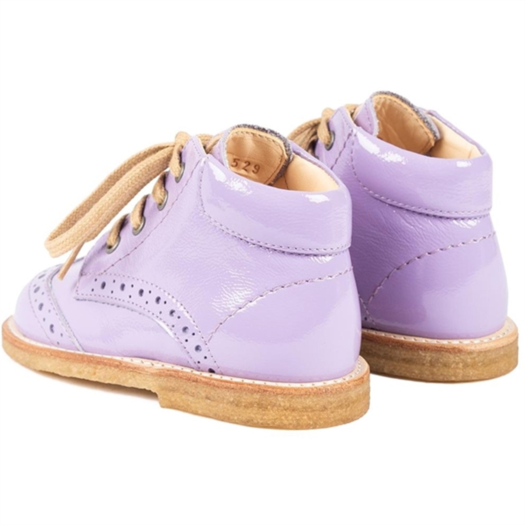 Angulus Shoe With Laces Lilac 3