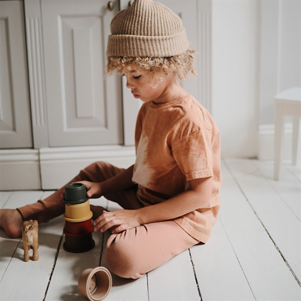 Mushie Stacking Cups Retro