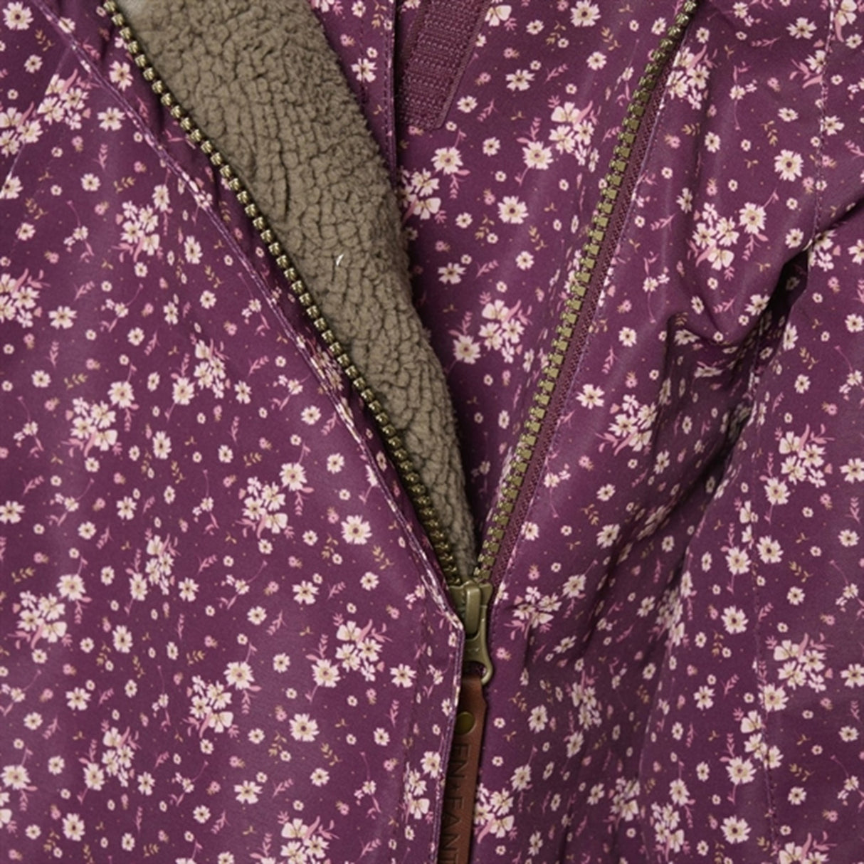 En Fant Jacket AOP Baby Fig