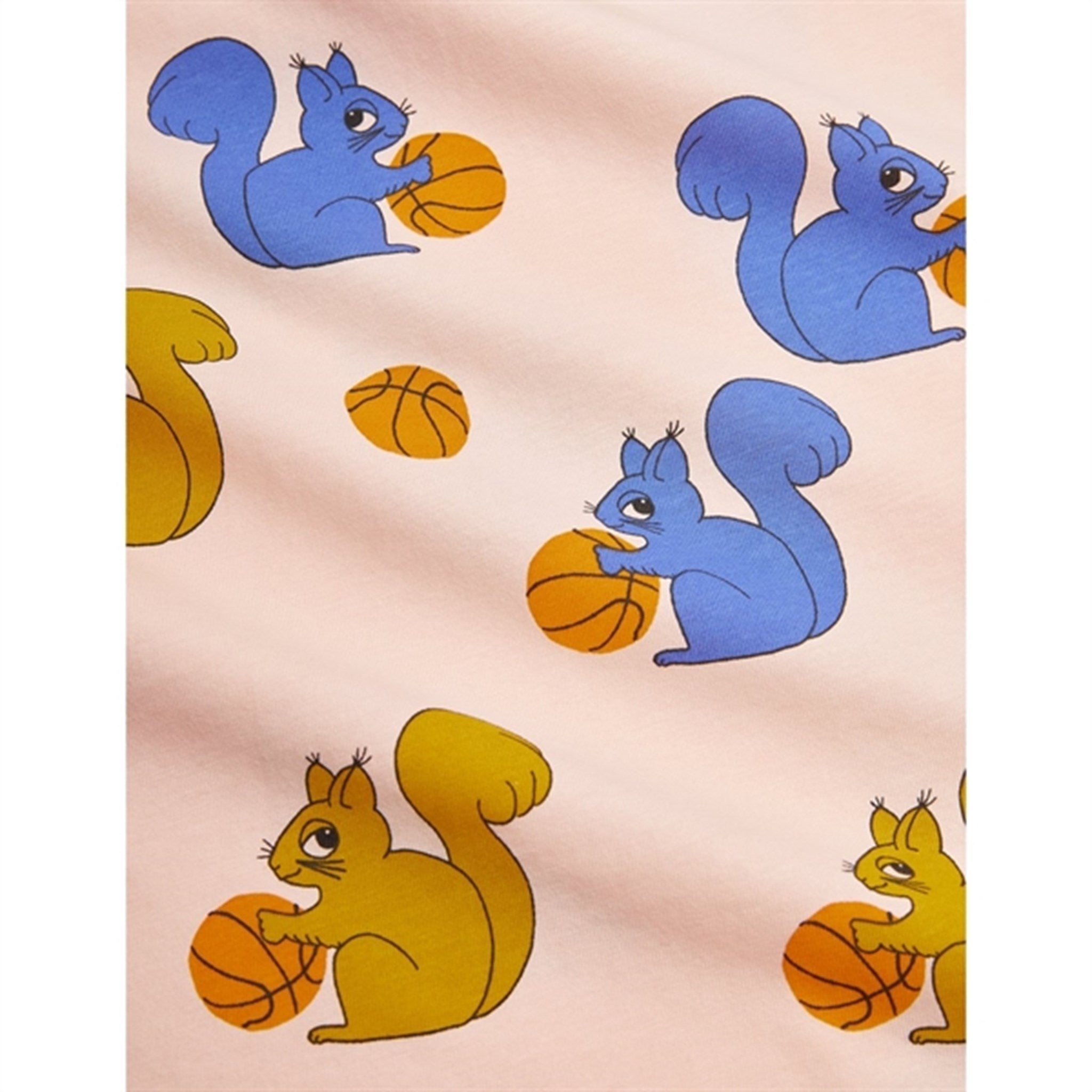 Mini Rodini Pink Squirrels Aop T-shirt Loose Fit 5